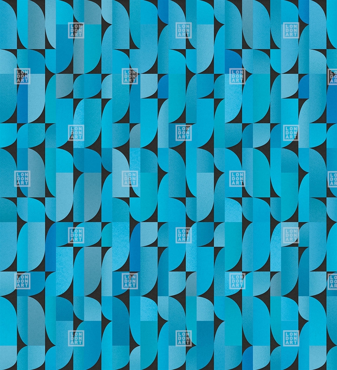 Tapet exclusive wallpaper / foliage (albastru), londonart 
