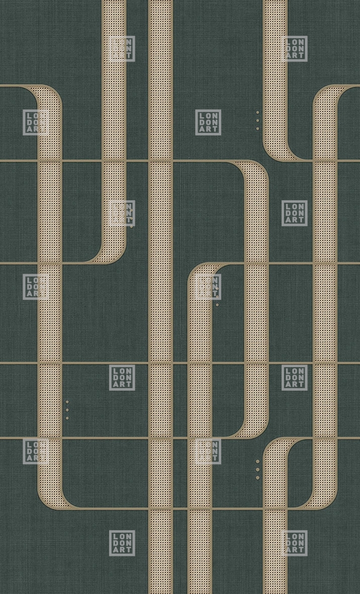 Tapet exclusive wallpaper / madame (verde), londonart 