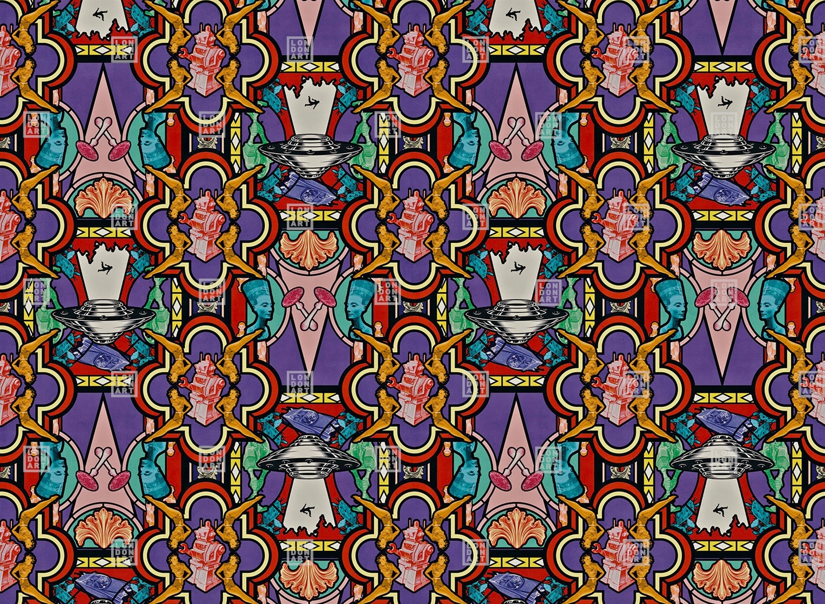 Tapet exclusive wallpaper / vitrail (b), londonart 