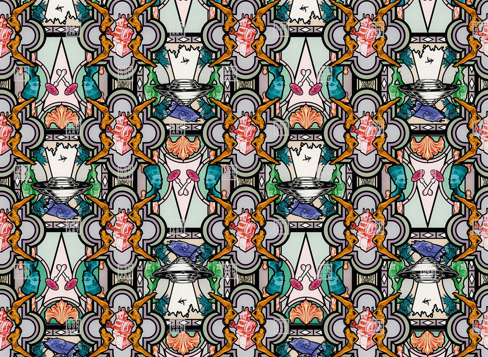 Tapet exclusive wallpaper / vitrail (c), londonart 