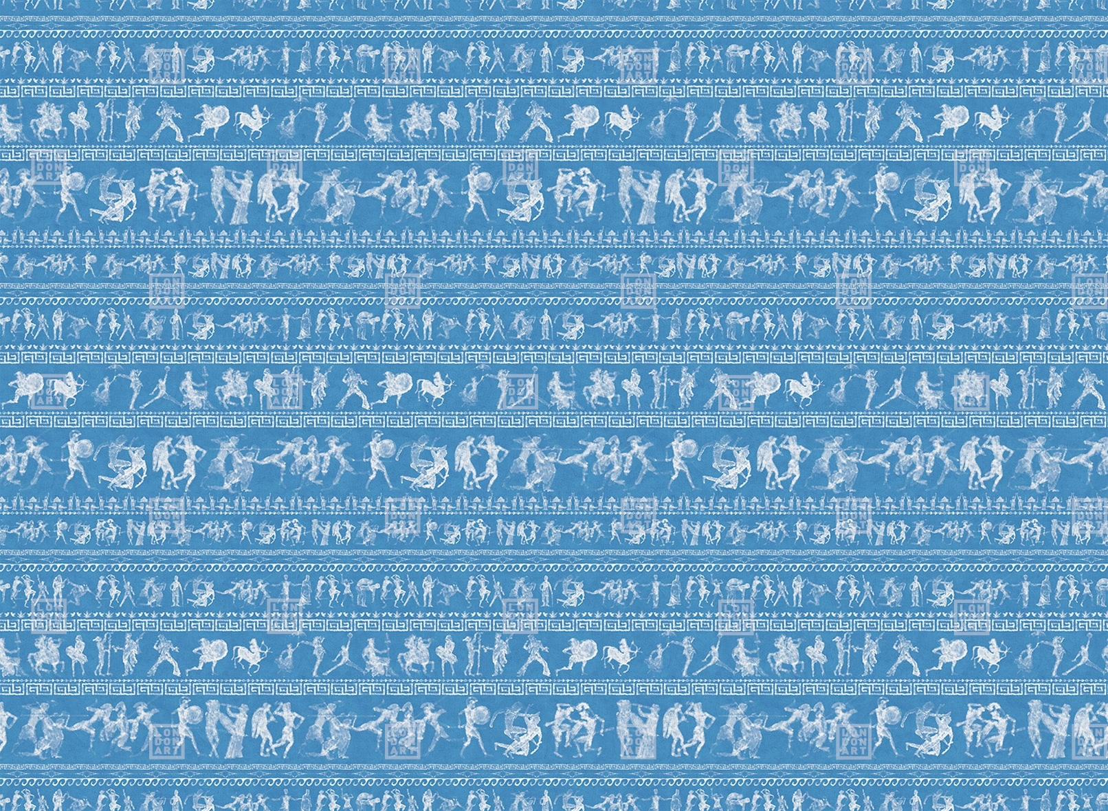 Tapet Exclusive Wallpaper / Symposion (albastru), Londonart