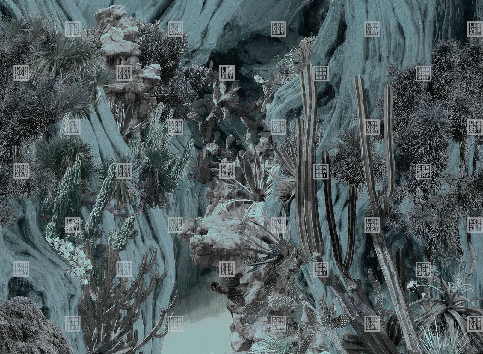 Tapet exclusive wallpaper / navajo dream (turcoaz), londonart 