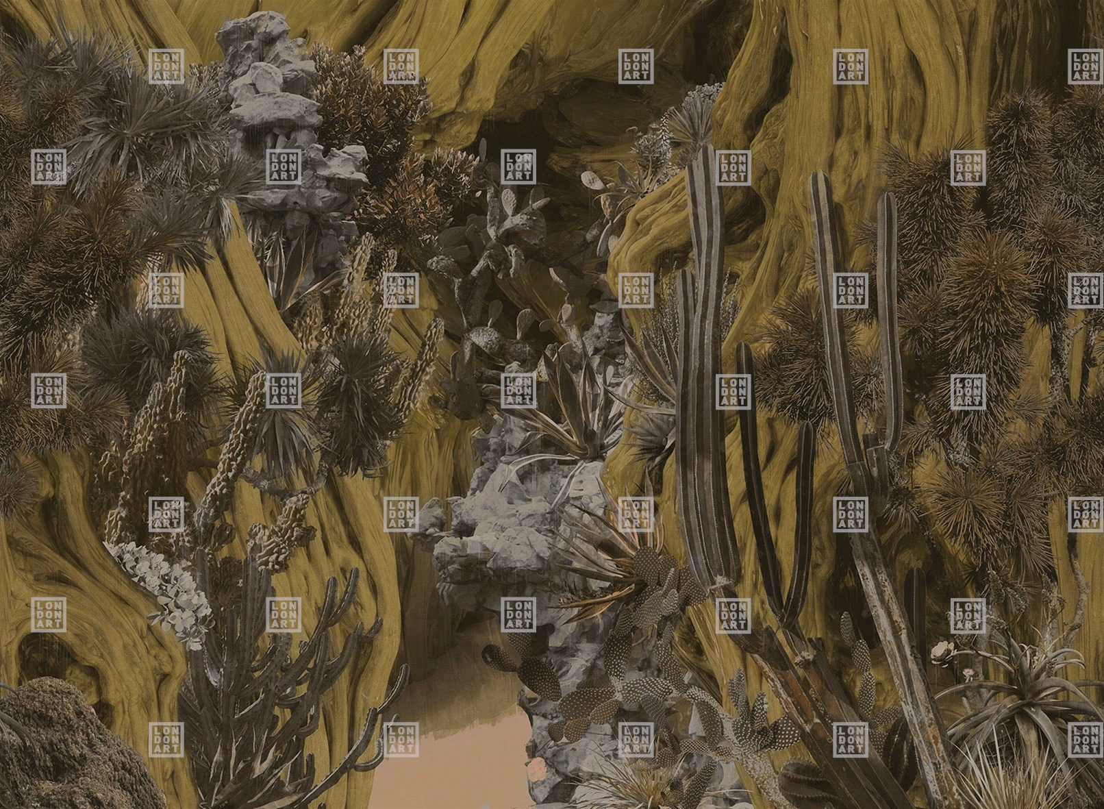 Tapet exclusive wallpaper / navajo dream (mustar), londonart 
