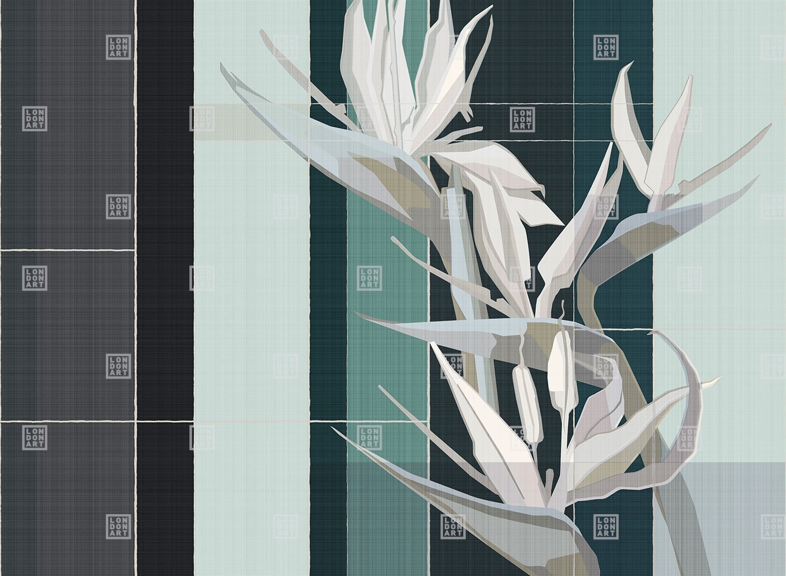 Tapet exclusive wallpaper / strelitzia (b), londonart 