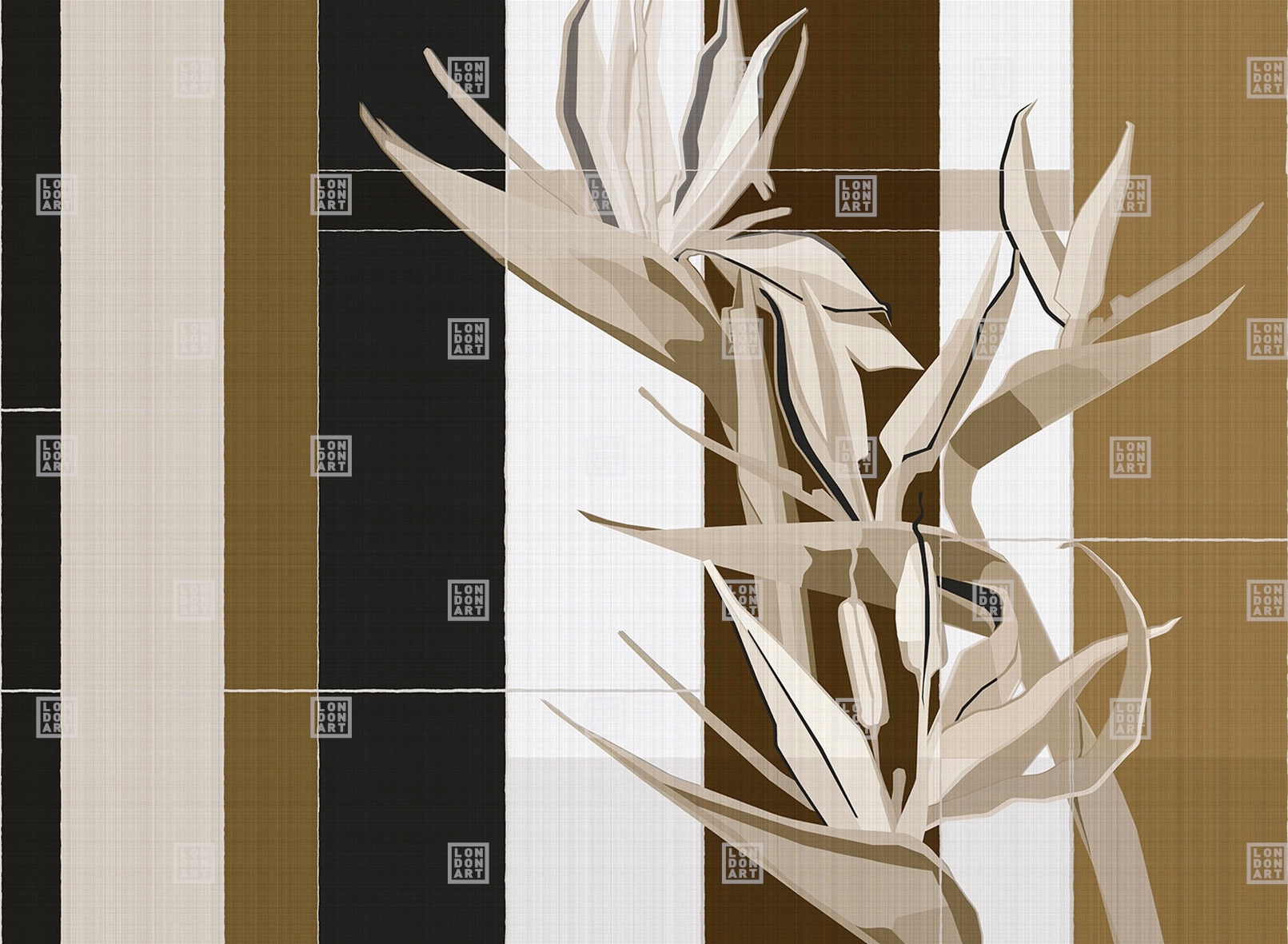Tapet exclusive wallpaper / strelitzia (d), londonart 