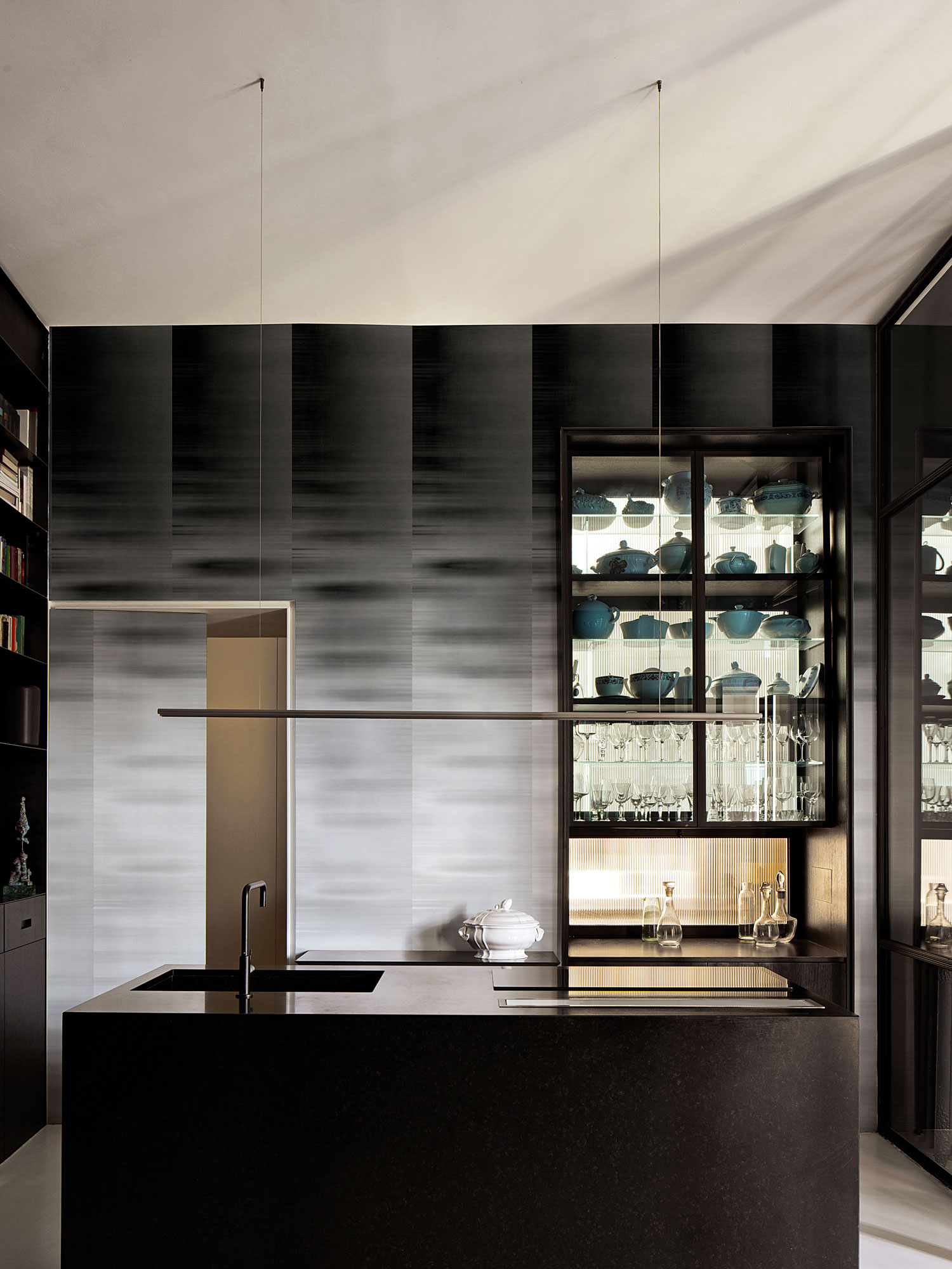 Tapet exclusive wallpaper / moonlight (negru), londonart 