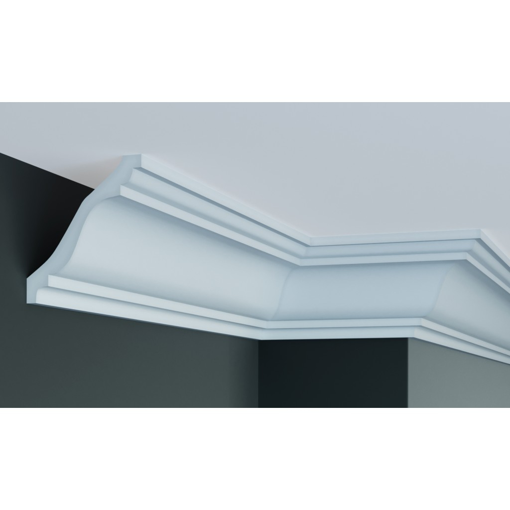 Cornisa decorativa din poliuretan flexibil P950f - 12x11x200 cm, Manavi