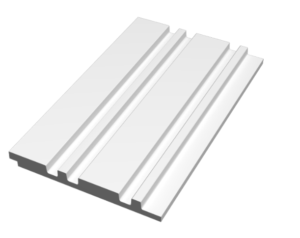 Panou decorativ 3D din polimer rigid, model Riflaj WP1 - 12.2x1.2x270 cm, Manavi