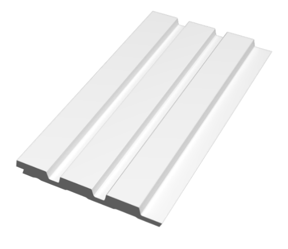 Panou decorativ 3D din polimer rigid, model Riflaj WP2 - 12.2x1.3x270 cm, Manavi