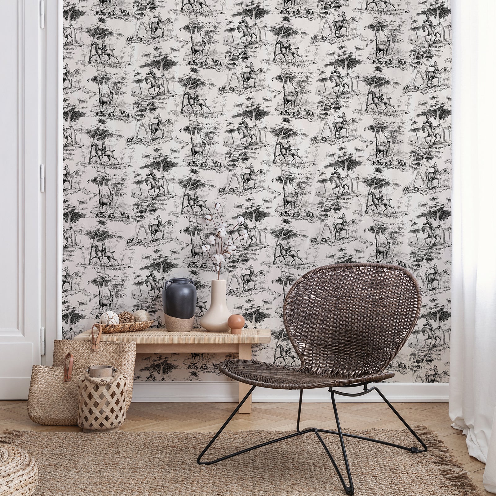 Tapet designer la chasse, verge by mr & mrs vintage, nlxl, 4.9mp/rola 