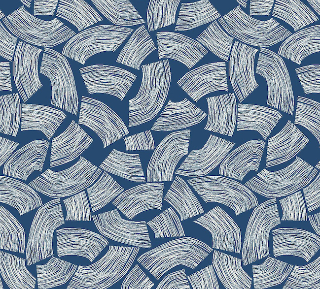 Tapet elements, indigo, ohpopsi 