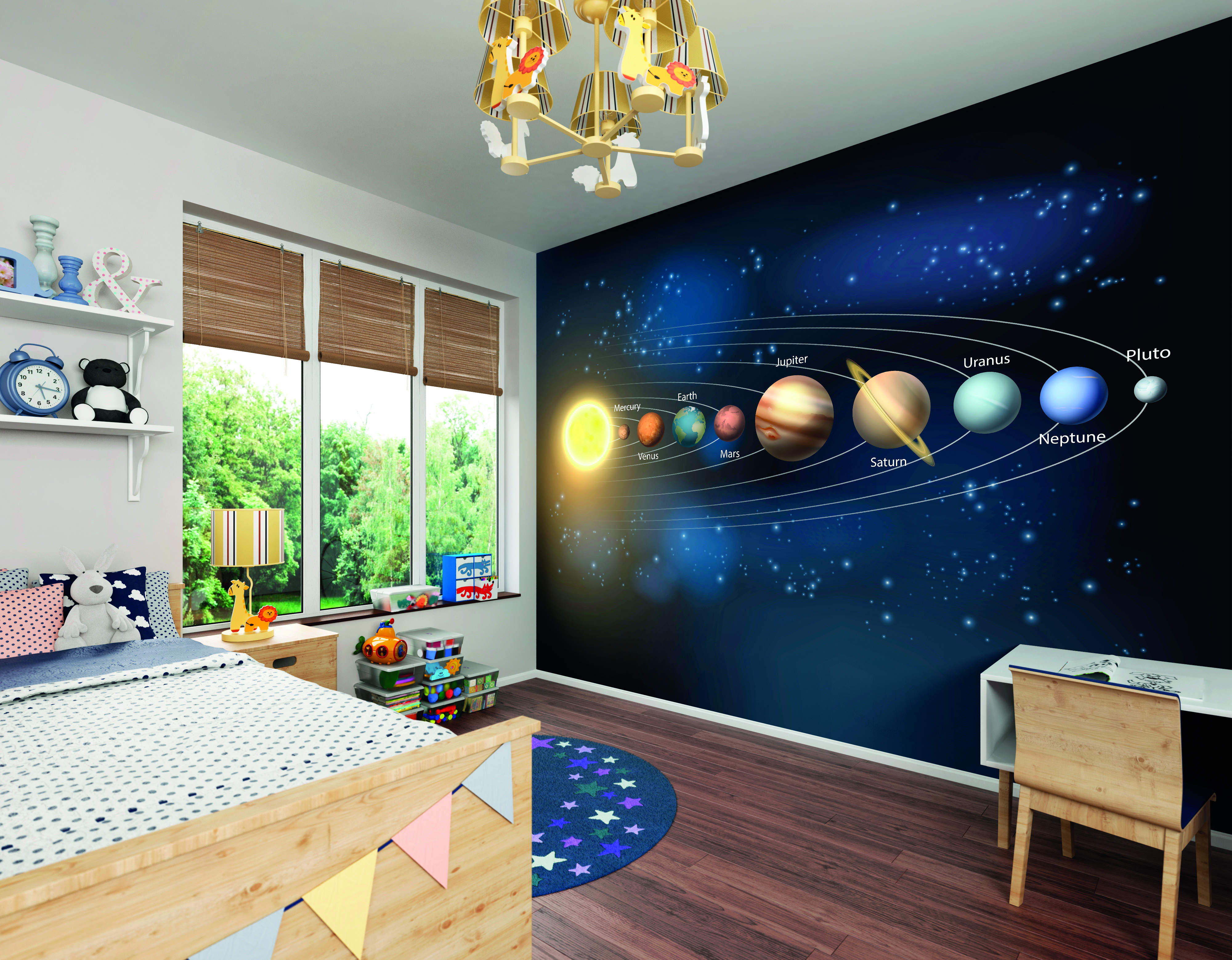 Fototapet Planets L, Multi, Origin Murals, 350x280cm