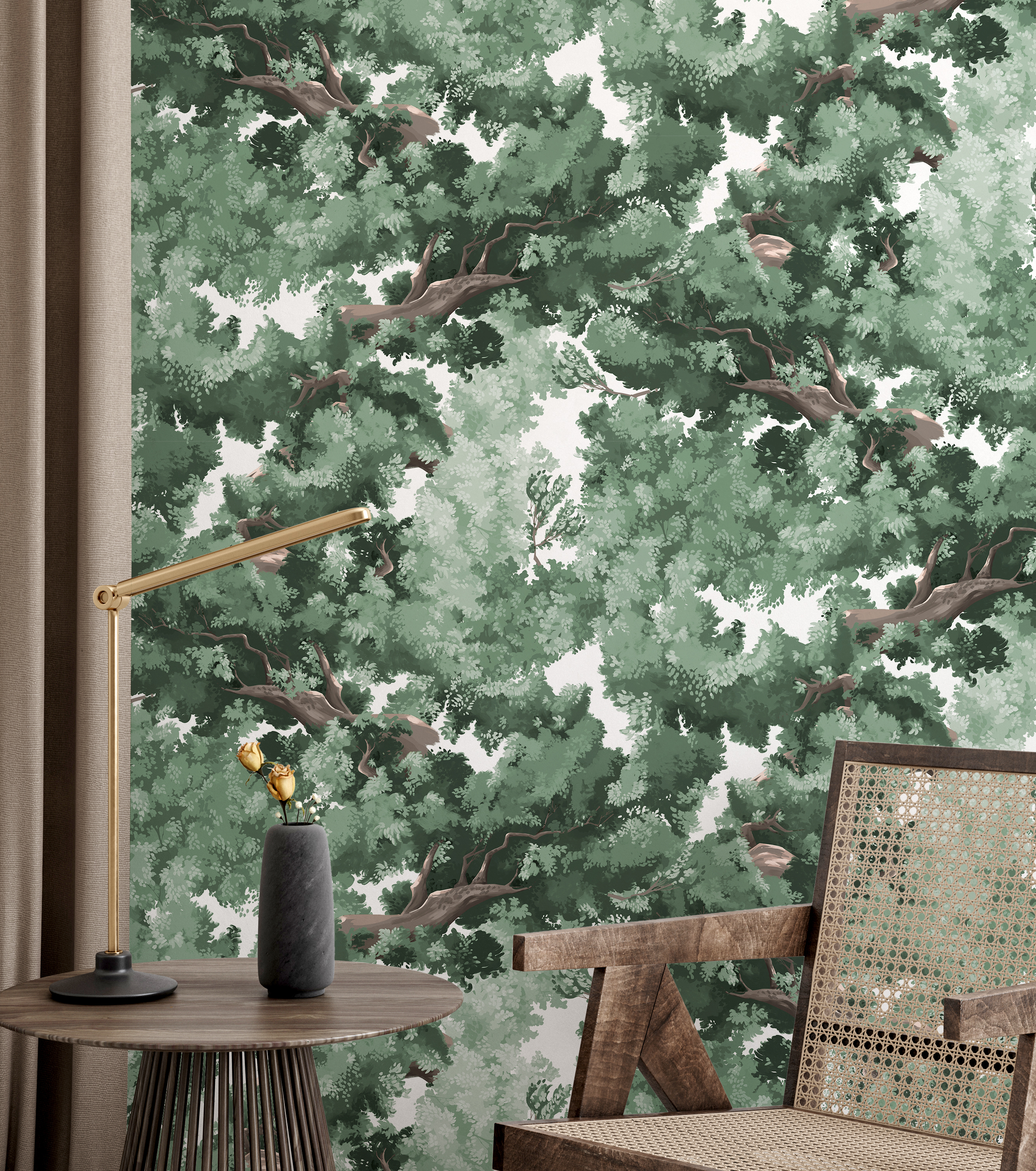 Tapet bushu pattern, 5.3mp / rola, papermint 