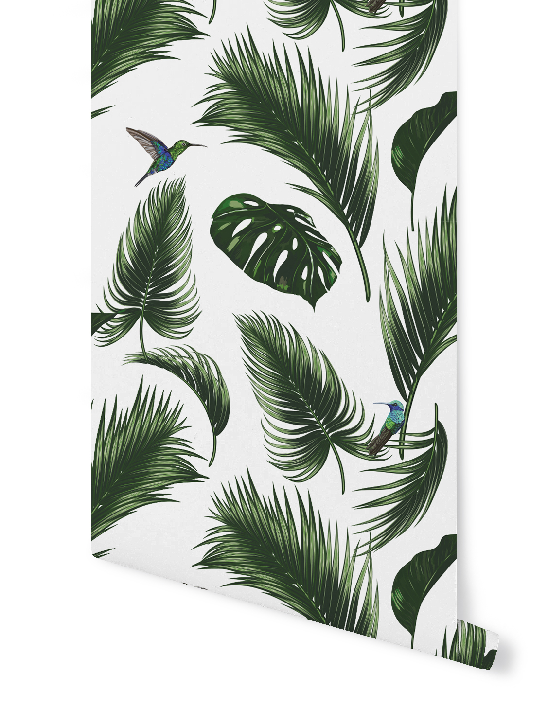 Tapet Jungle, Blanc Craie, 5.3mp / rola, PaperMint