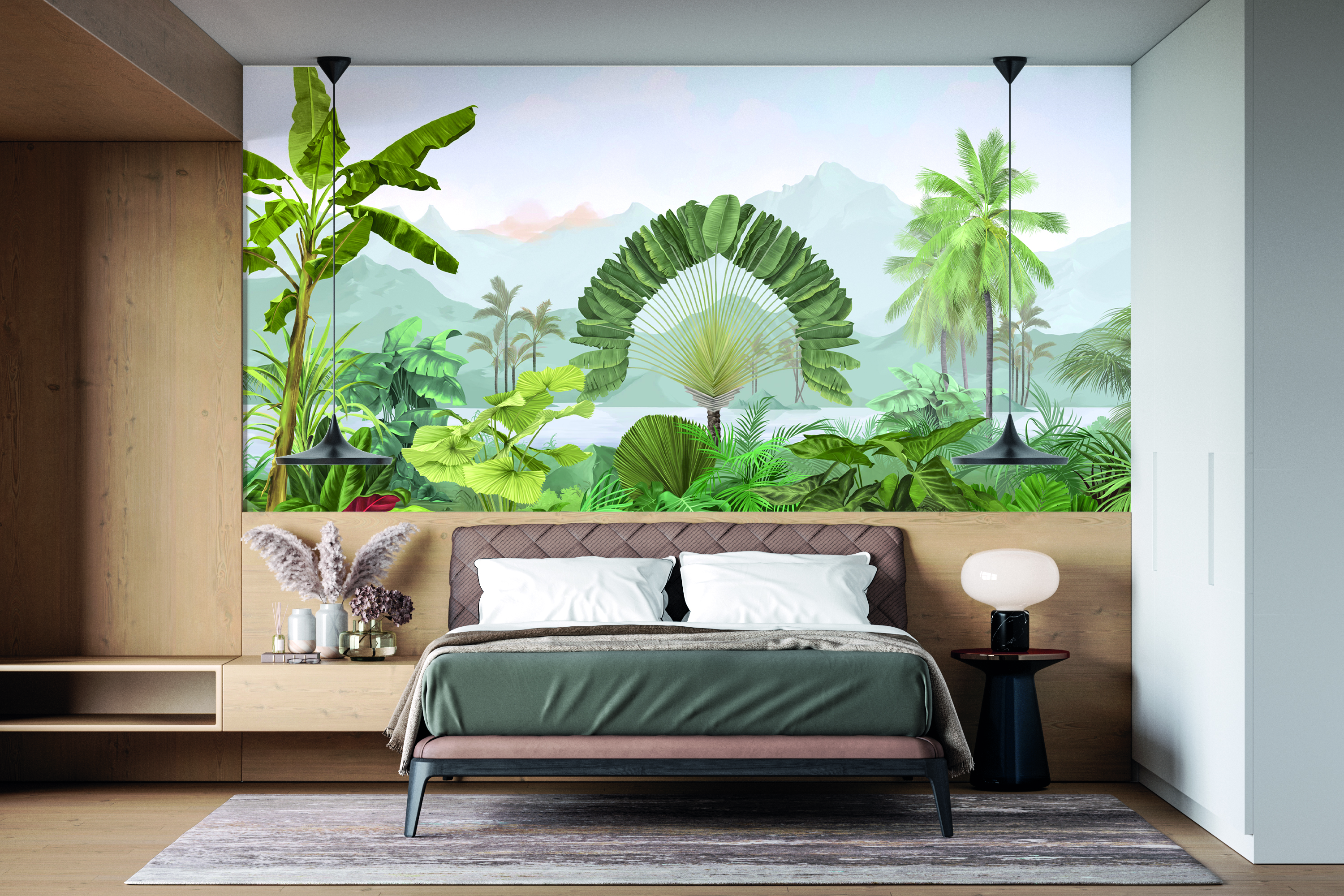 Tapet amazonia, naturel, papermint 