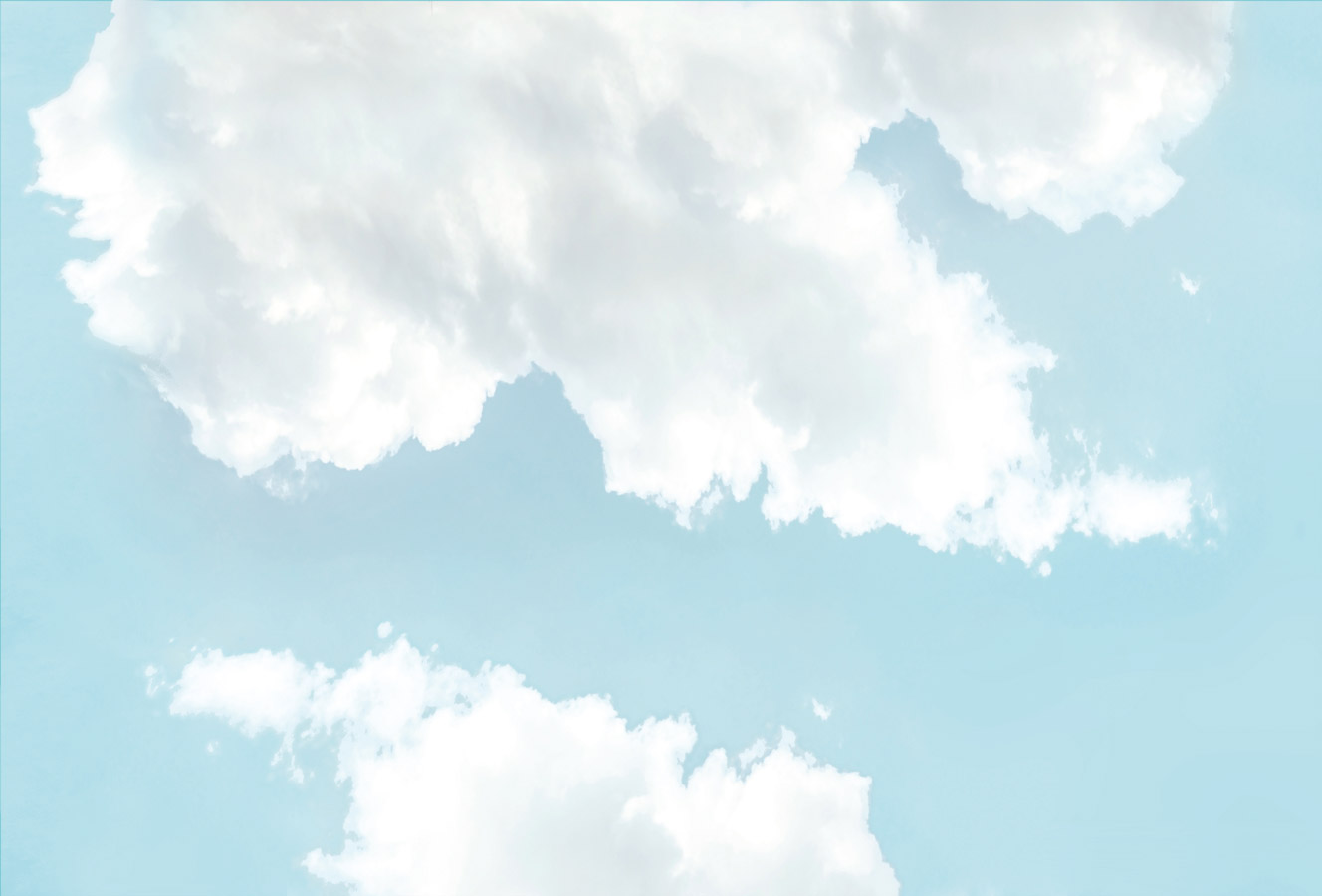 Tapet ciel, summer blue, papermint 