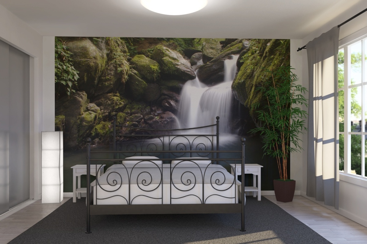 Foto tapet 3d cascada, personalizat, photowall 