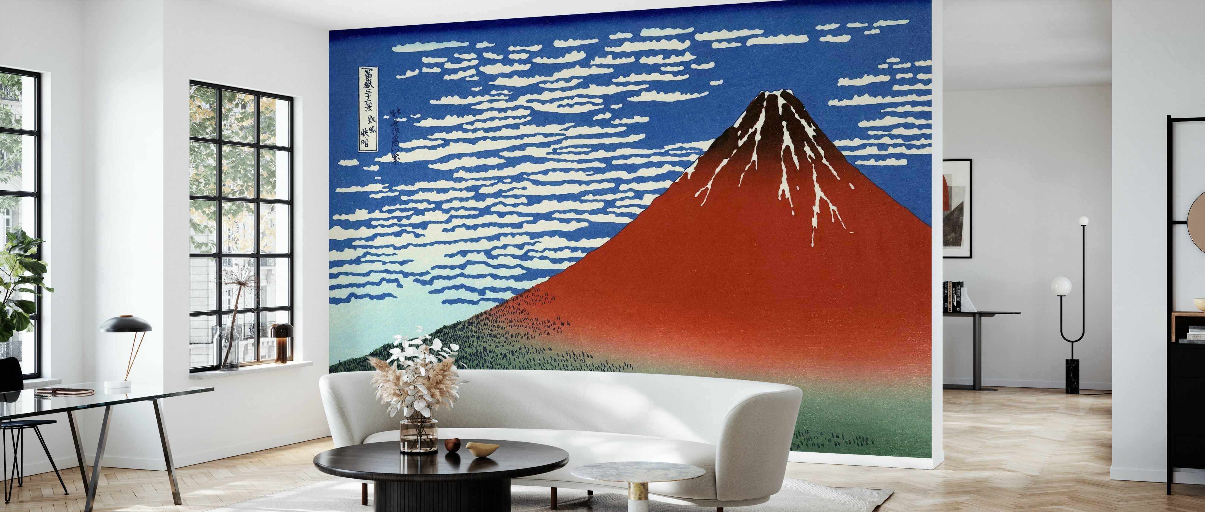 Tapet Red Fuji, Katsushika Hokusai, Photowall