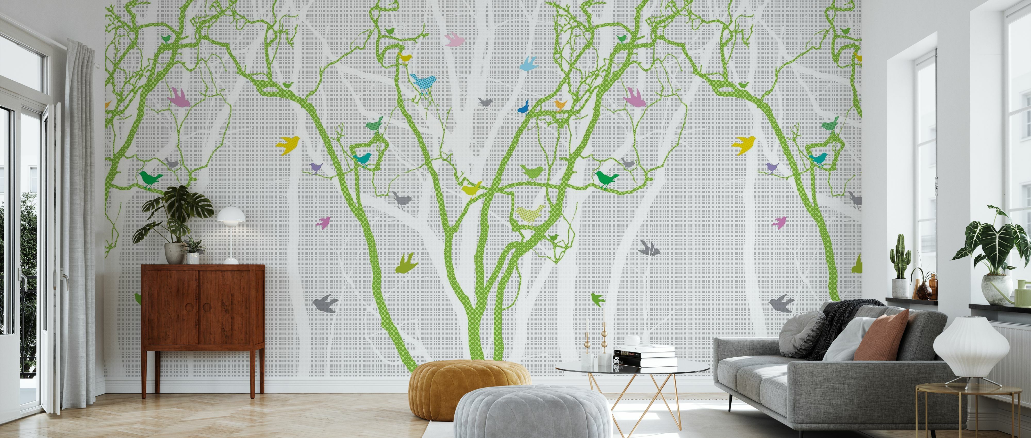 Tapet Hide and Seek, Spring Green, Photowall