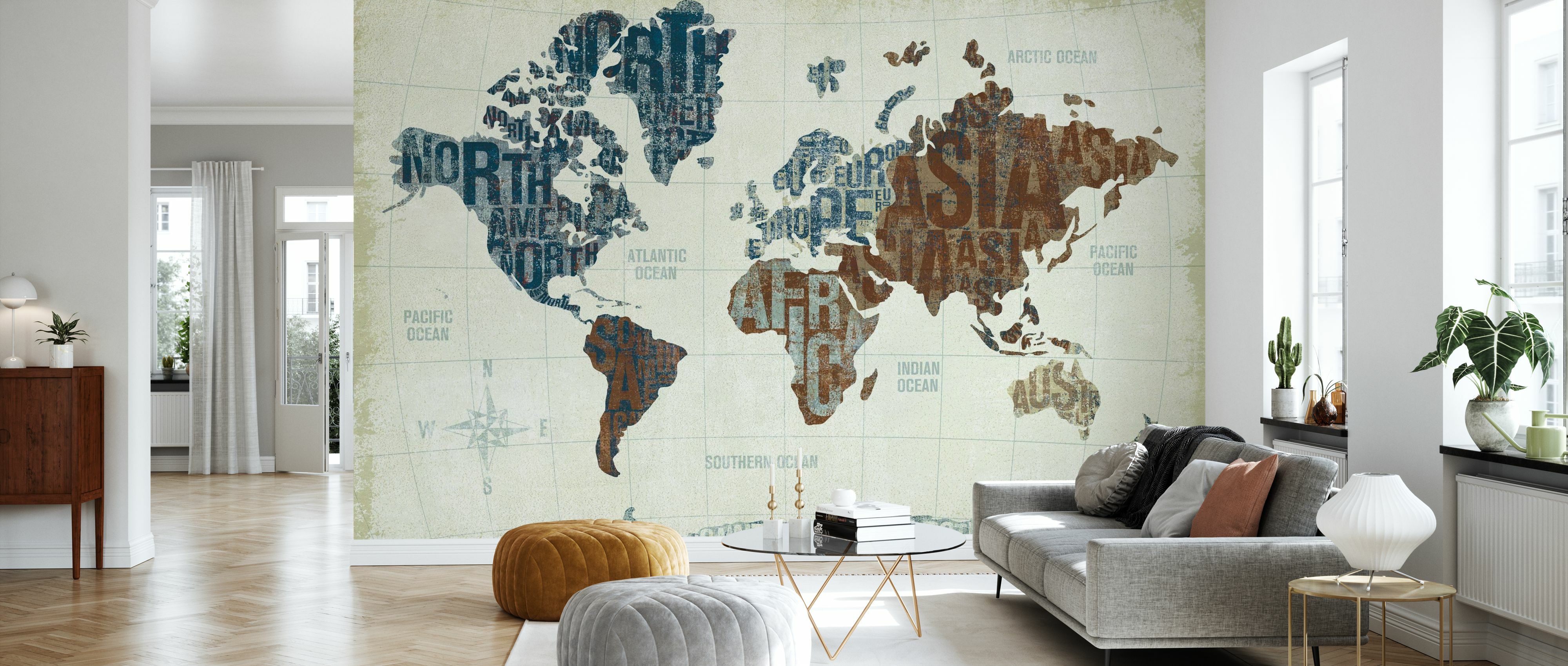 Tapet Modern World, Neutral, Photowall