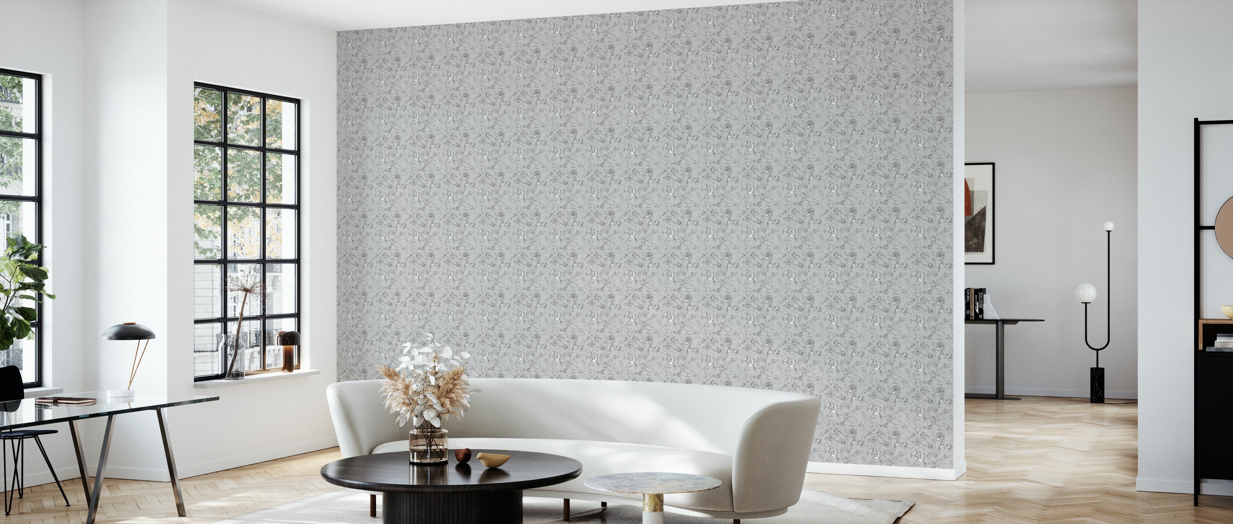 Tapet hummingbird, grey, photowall 