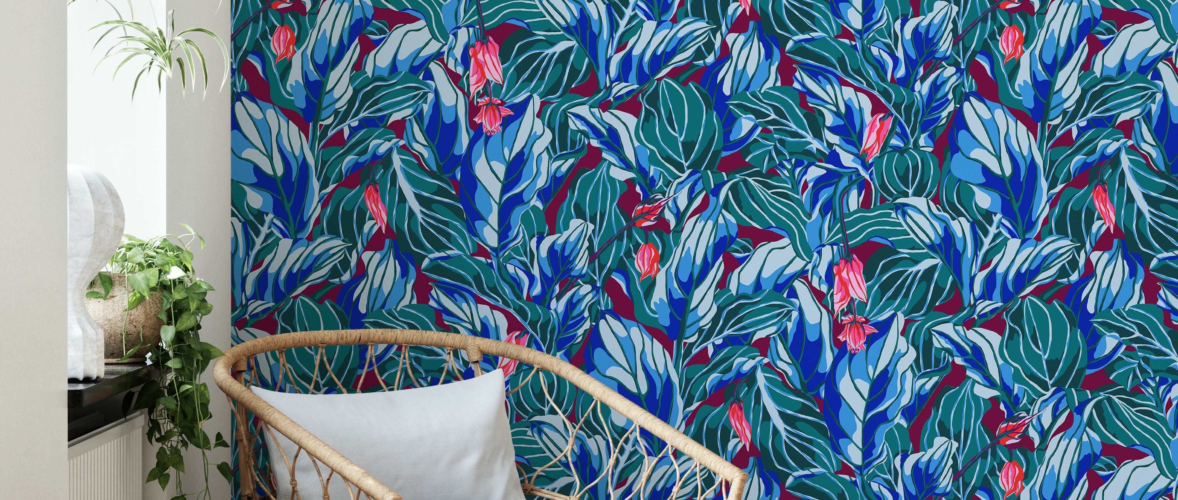Tapet stunner, bordeaux, photowall 