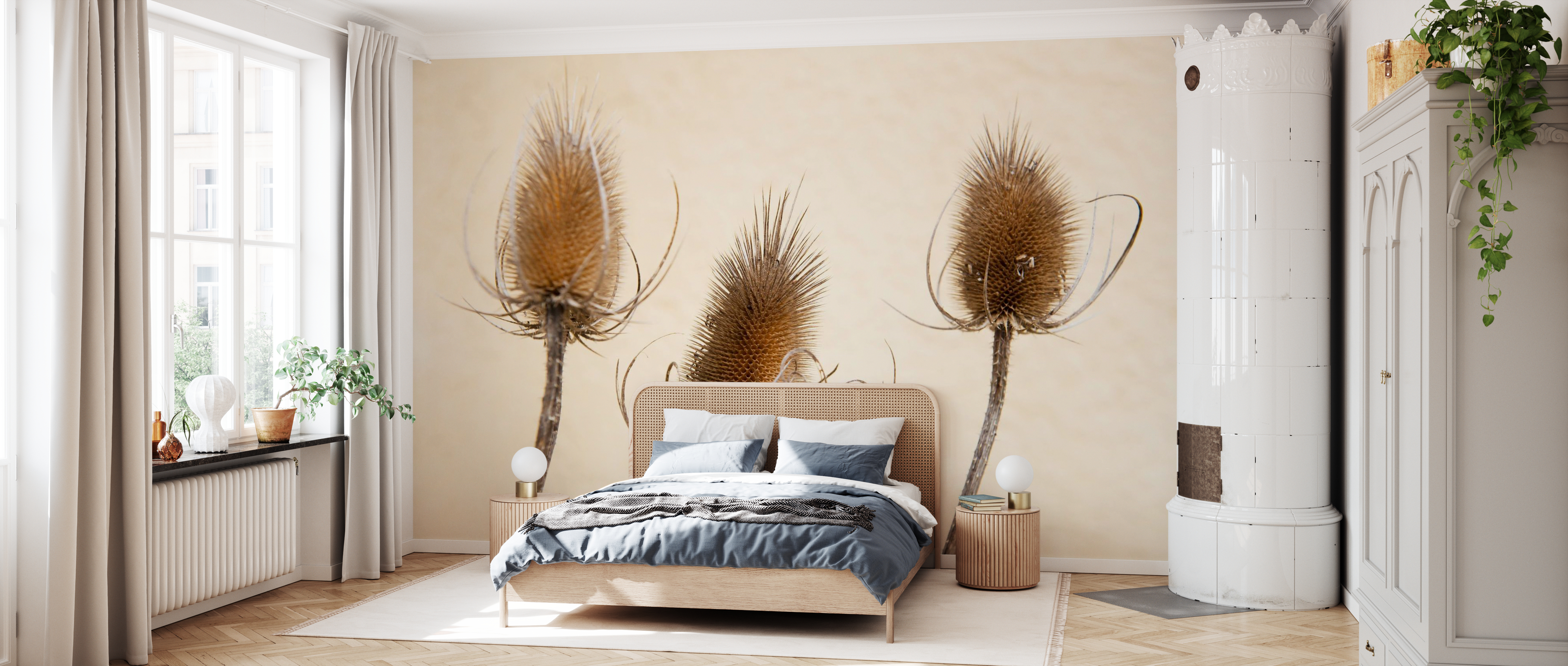 Fototapet dried plants, personalizat, photowall 