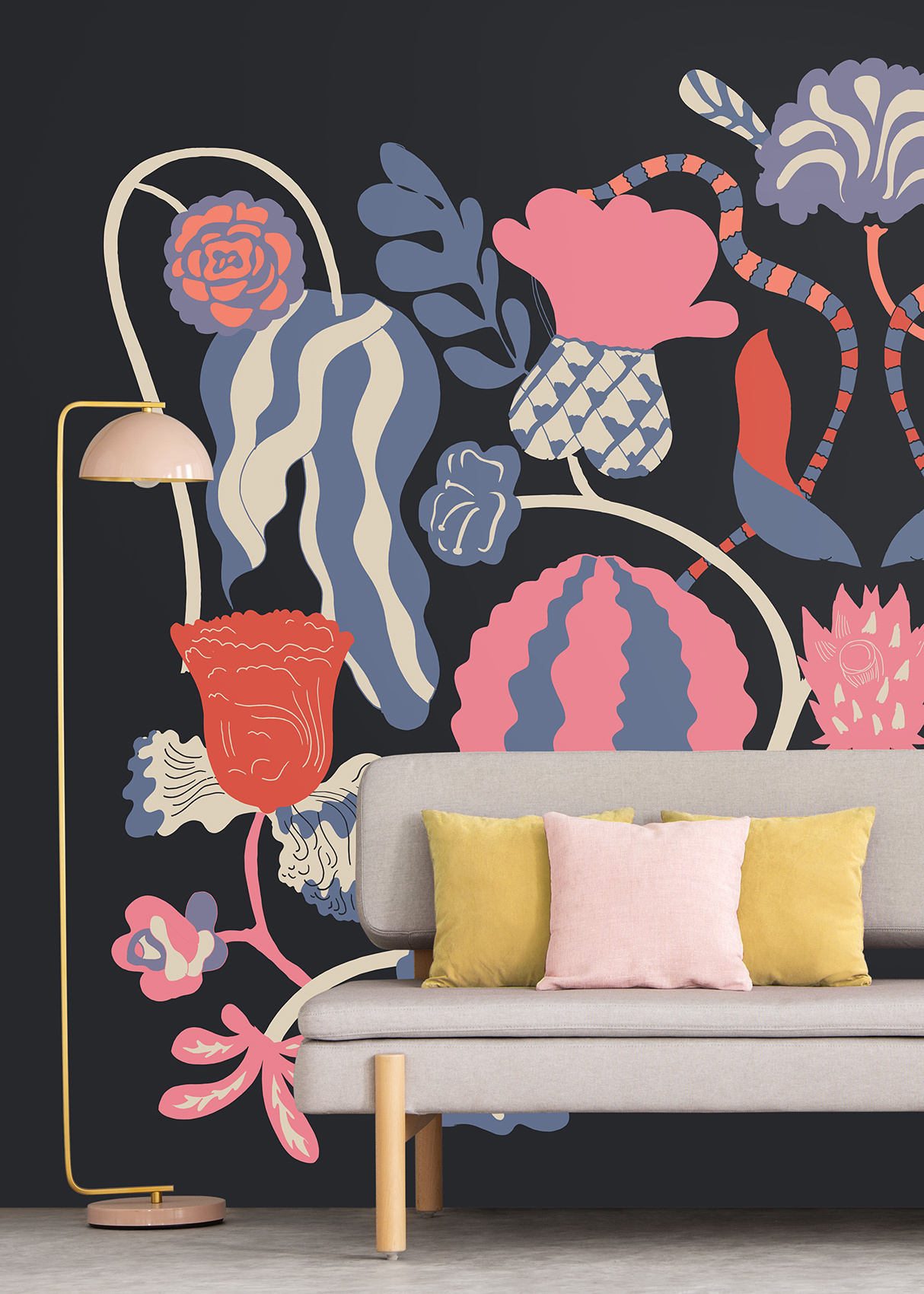 Tapet in bloom, photowall 