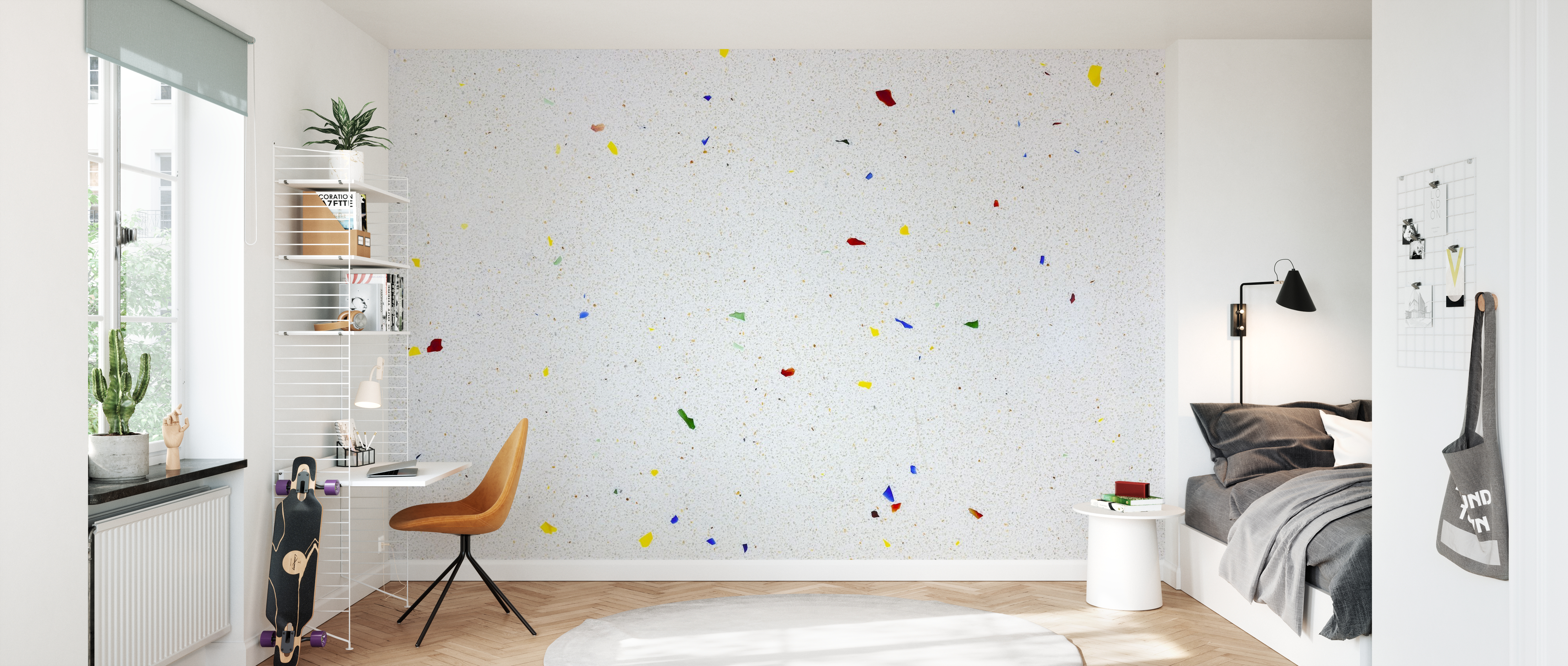Tapet multi color terrazzo, photowall 
