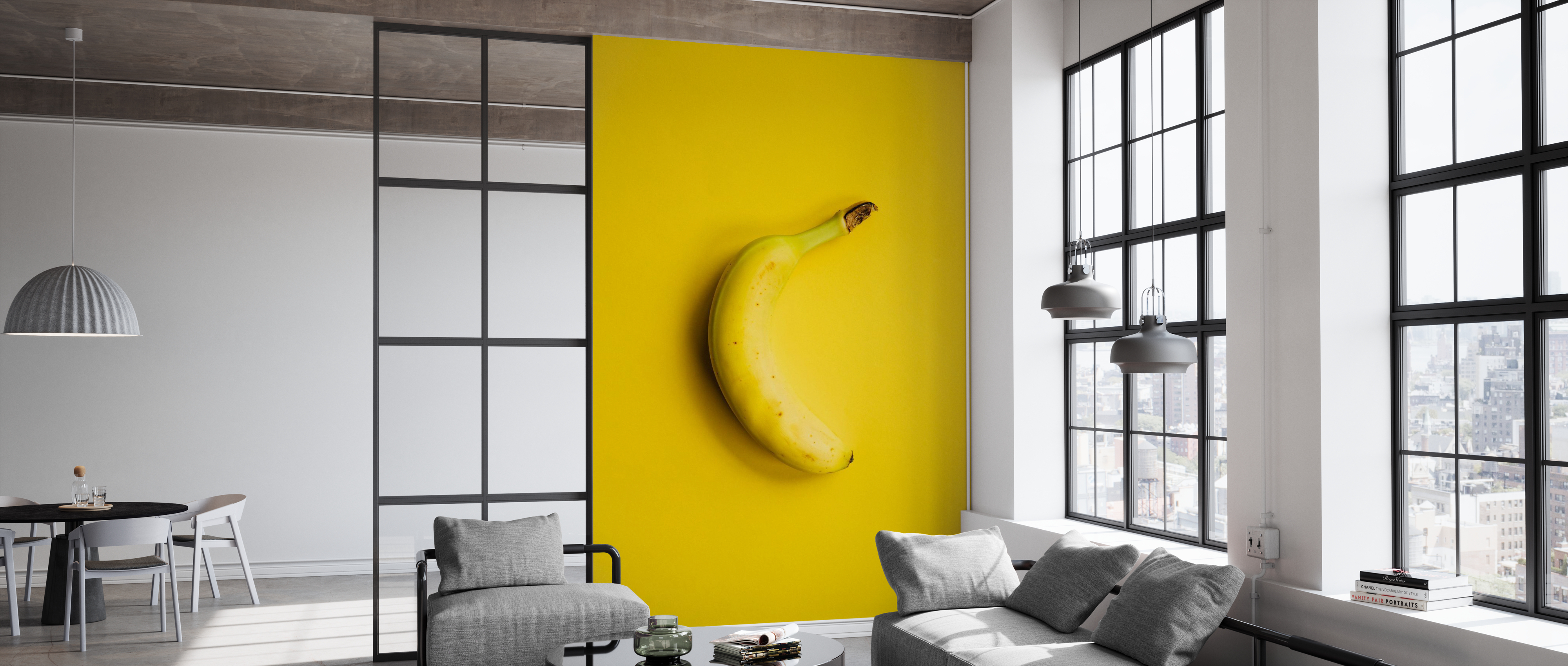 Fototapet yellow banana, personalizat, photowall 
