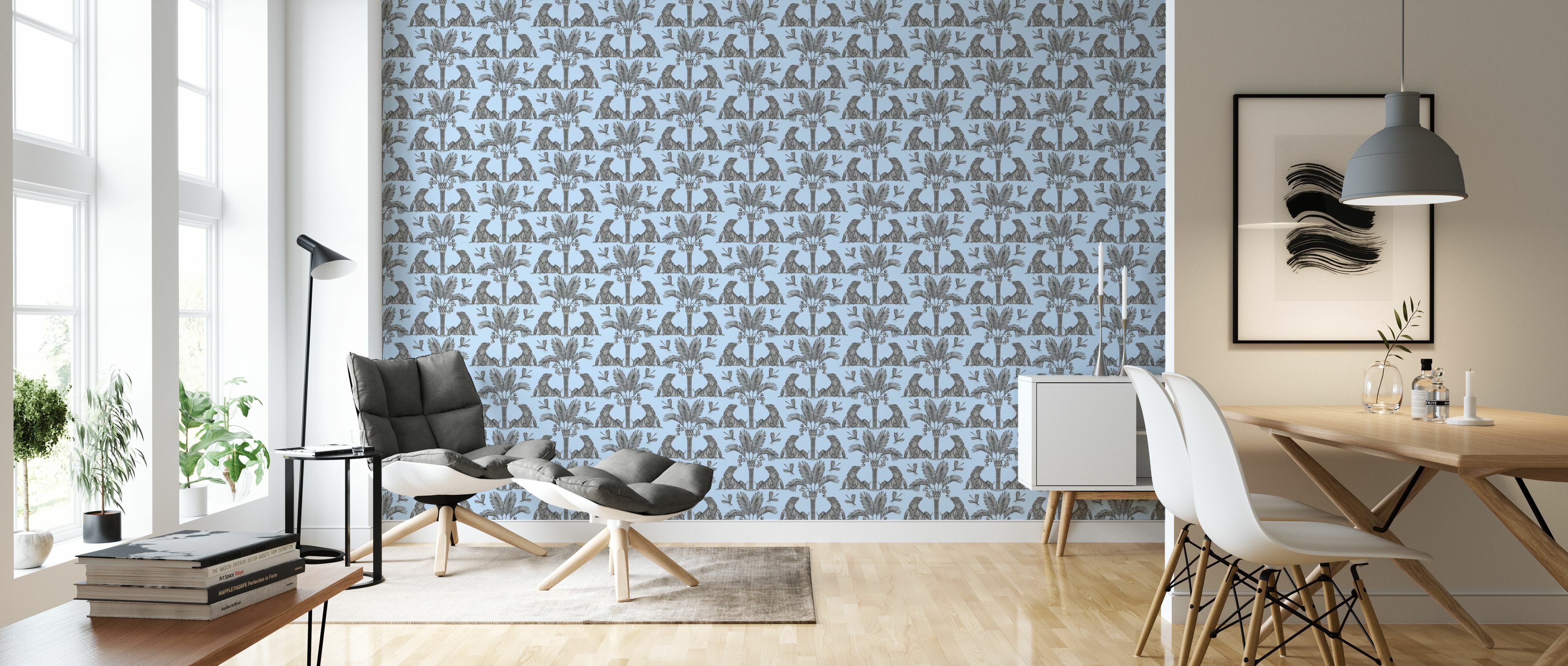 Tapet the iguana dream, aqua and steel, photowall 