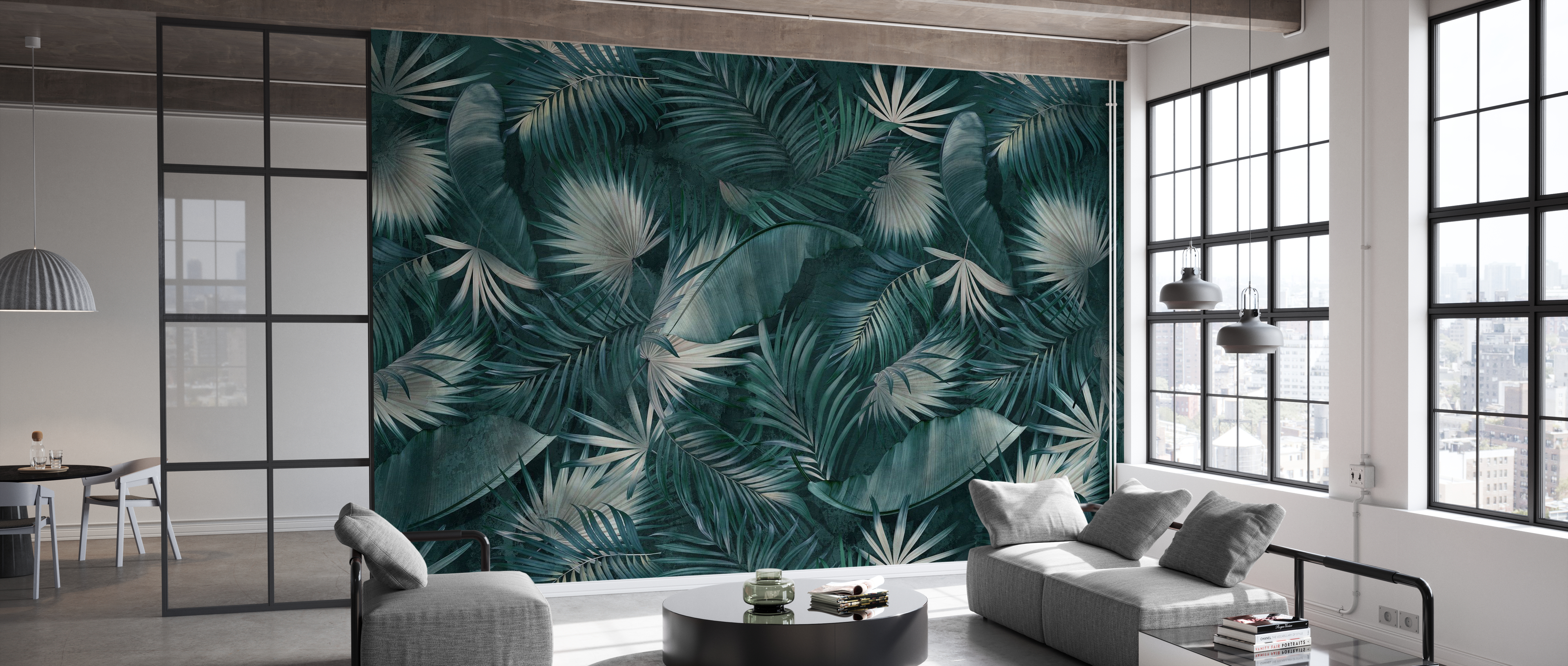 Fototapet Tropical Leaves, Green, Personalizat, Photowall