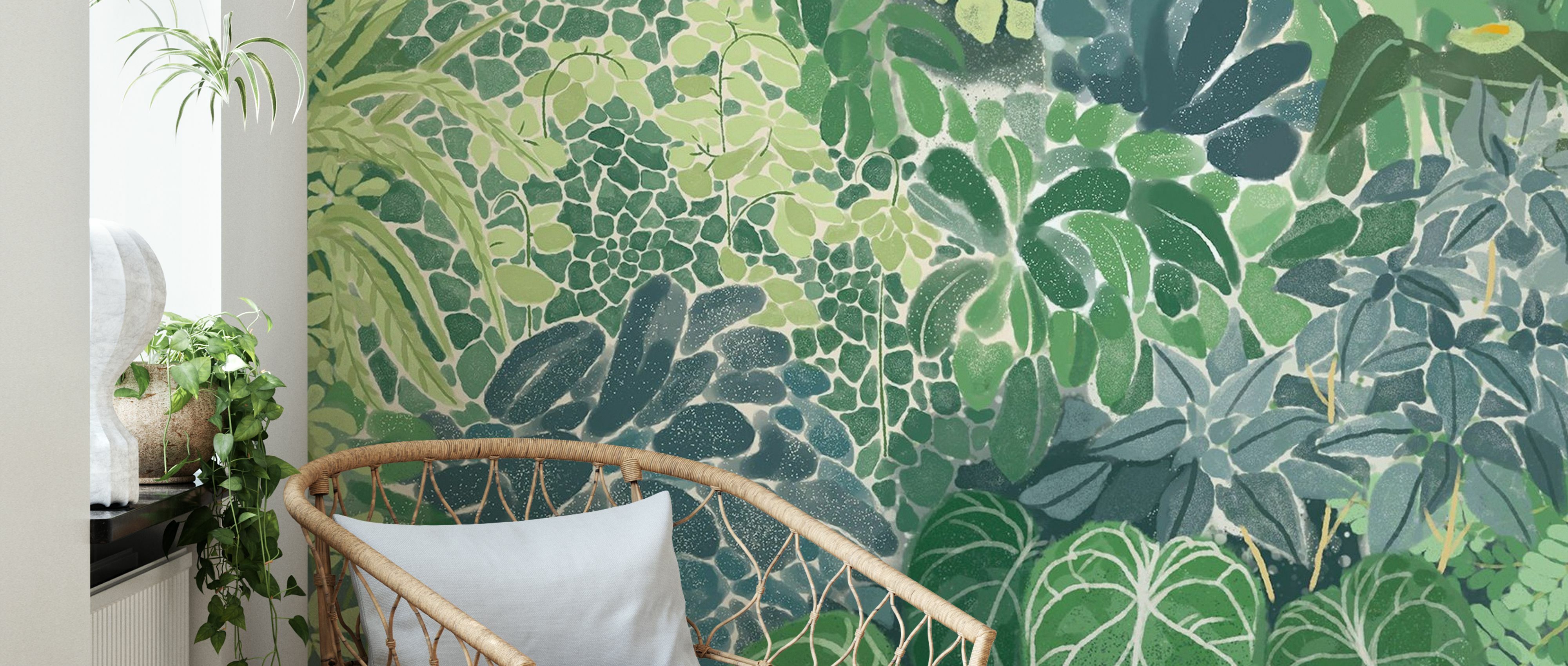 Fototapet tropical plants, personalizat, photowall 