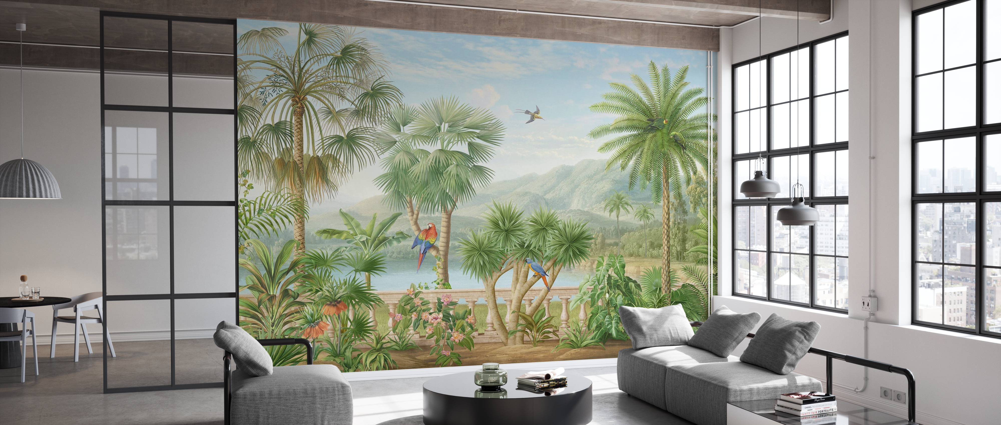 Tapet tropical plateau, photowall 