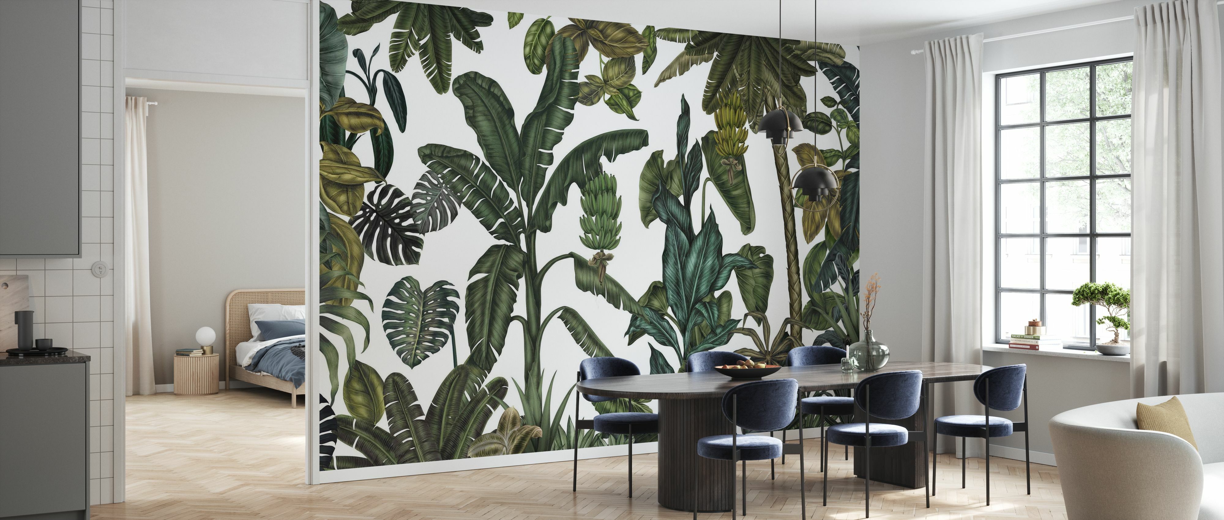 Tapet jungle leaves, photowall 