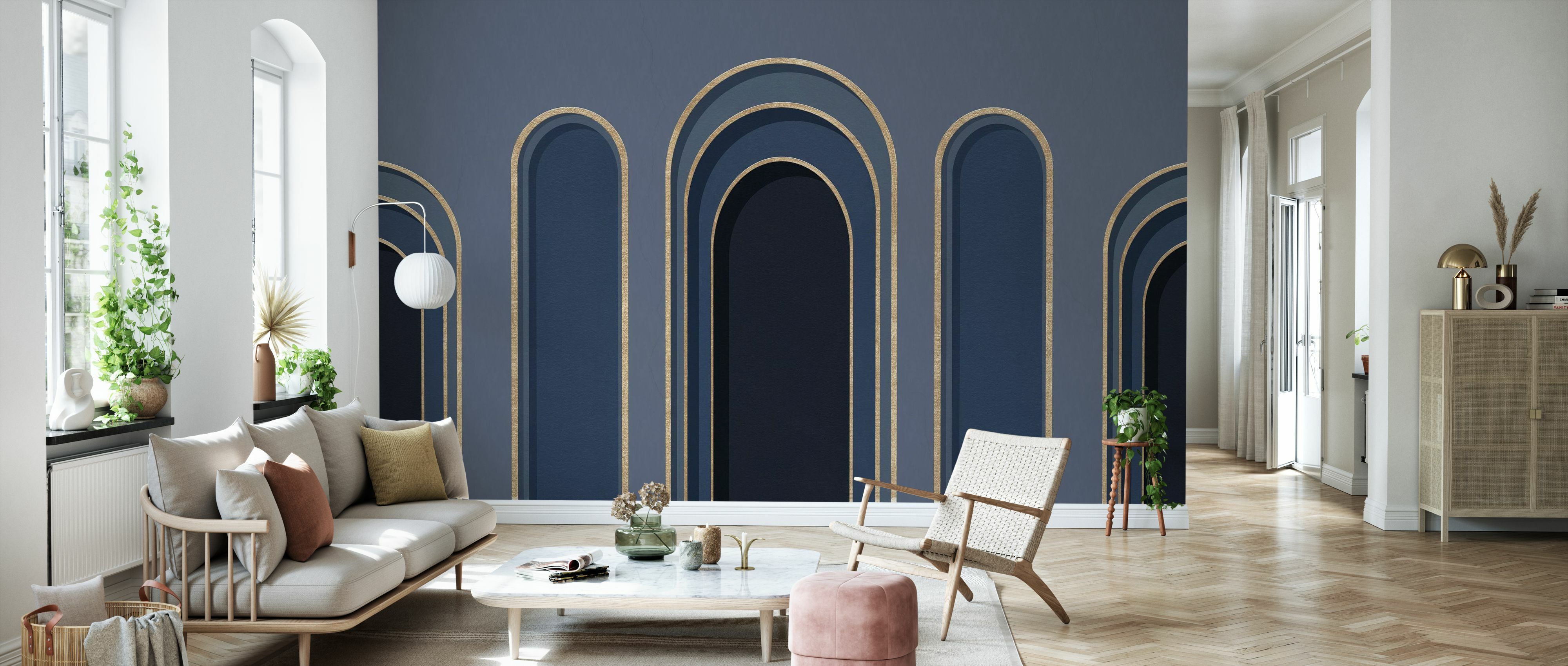 Tapet Arch Adornment, Blue, Photowall