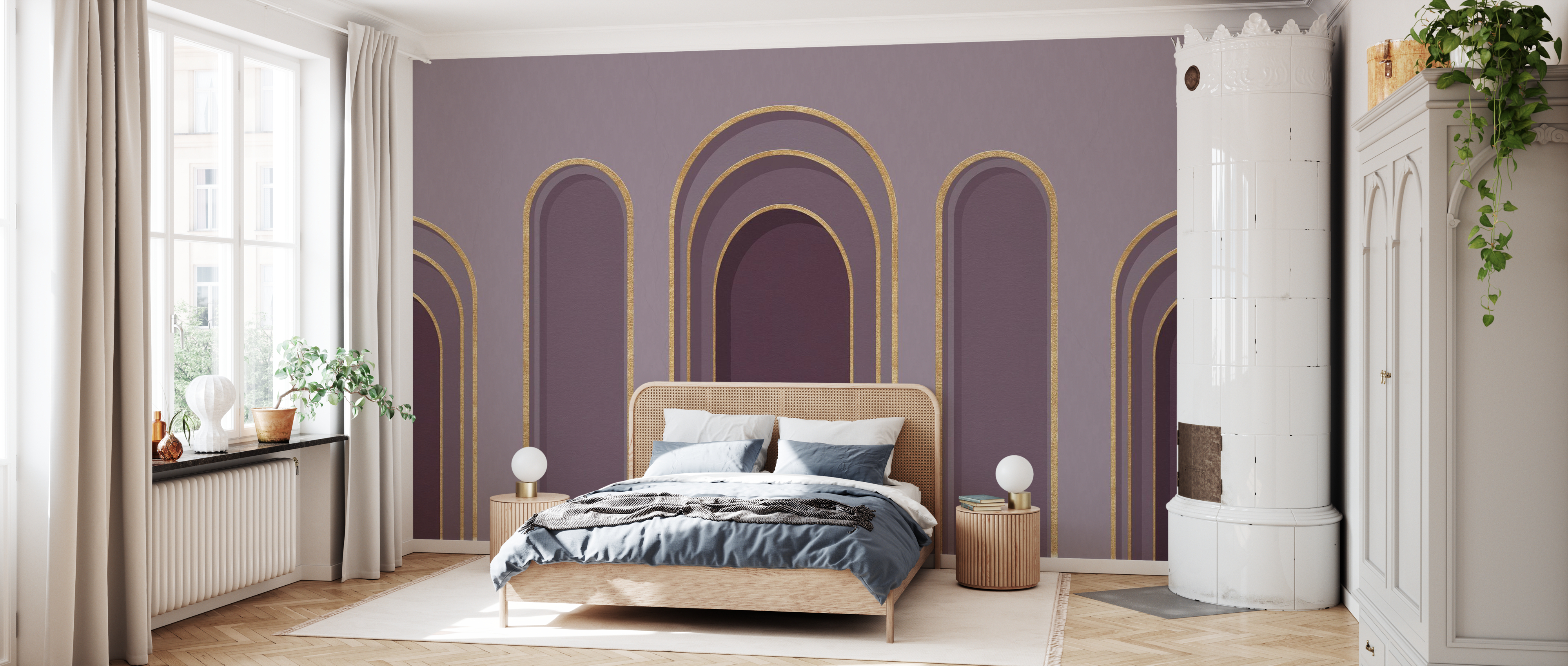 Tapet Arch Adornment, Violet, Photowall