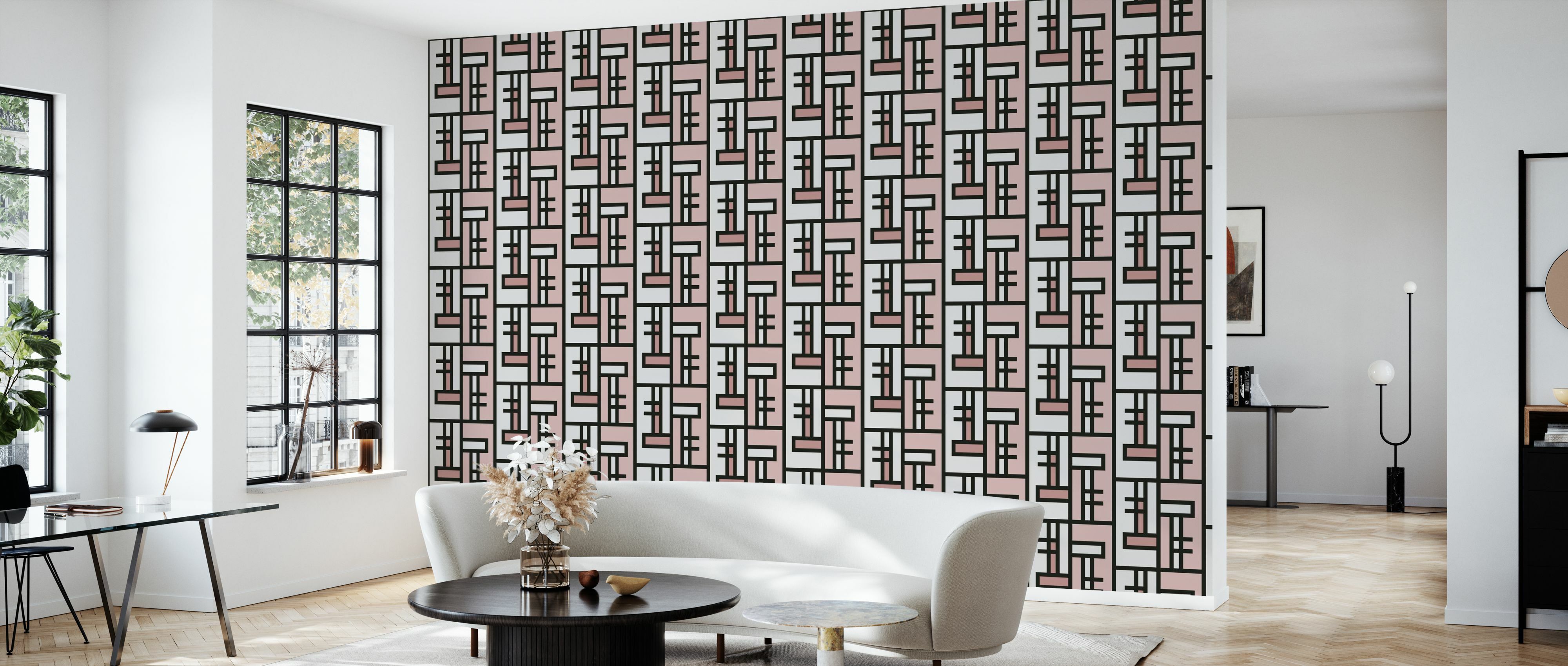 Fototapet pink brick, shifted, personalizat, photowall 