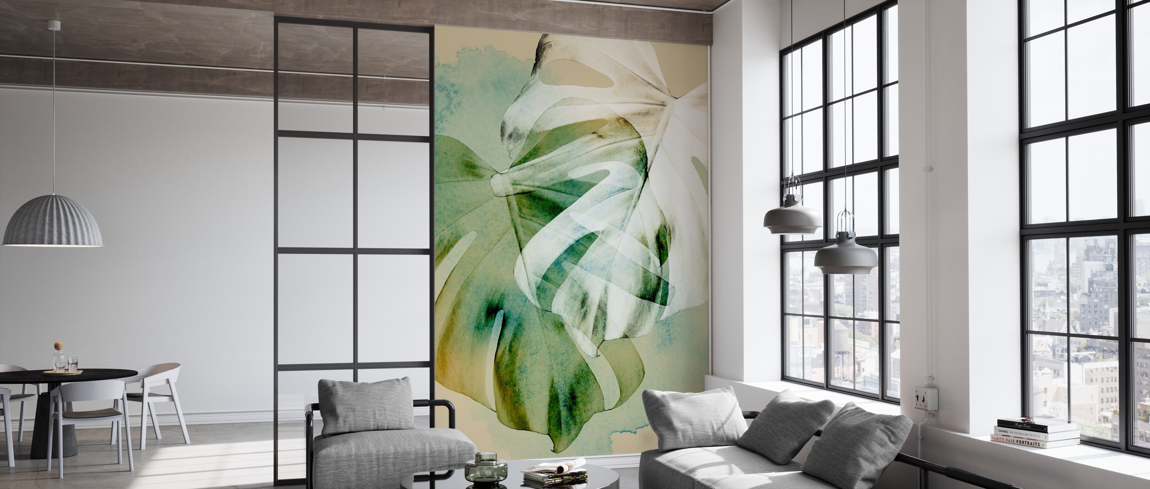 Tapet monstera leaf, photowall 