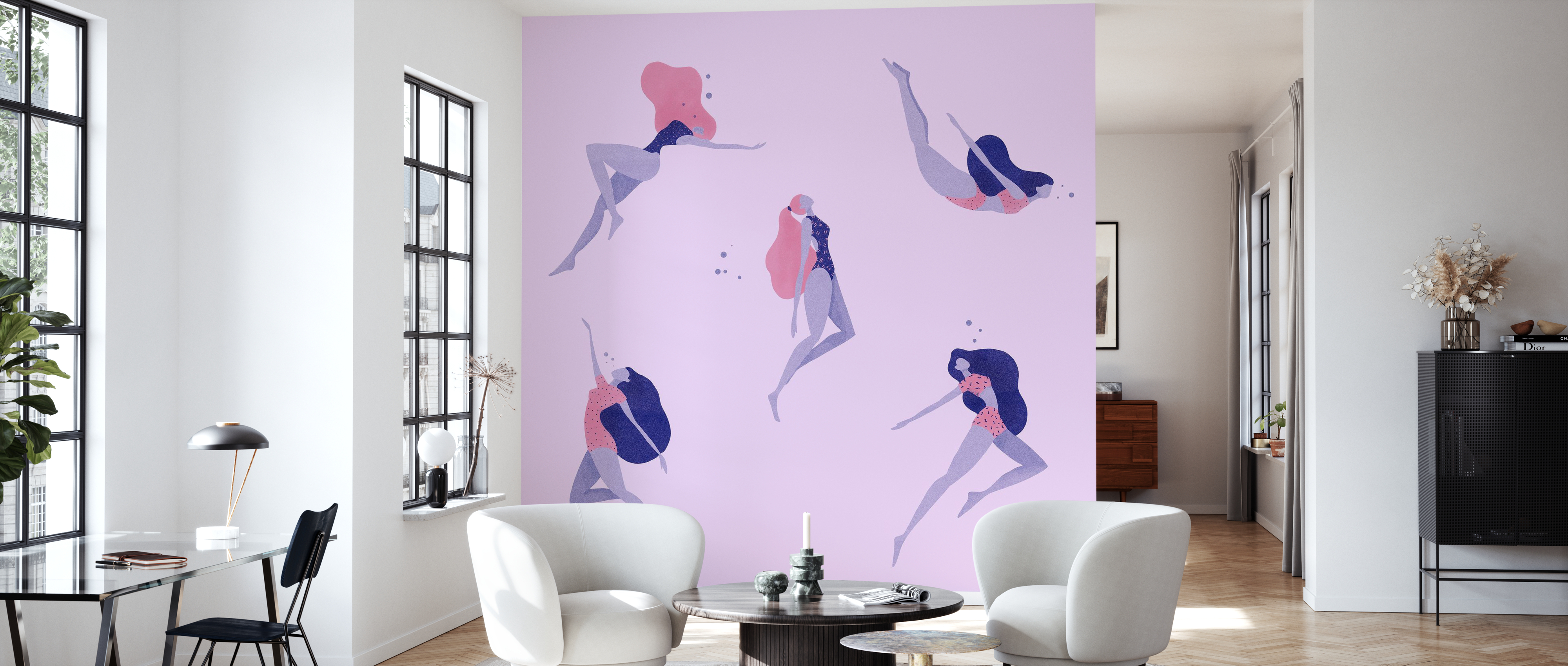 Fototapet floating babes, personalizat, photowall 