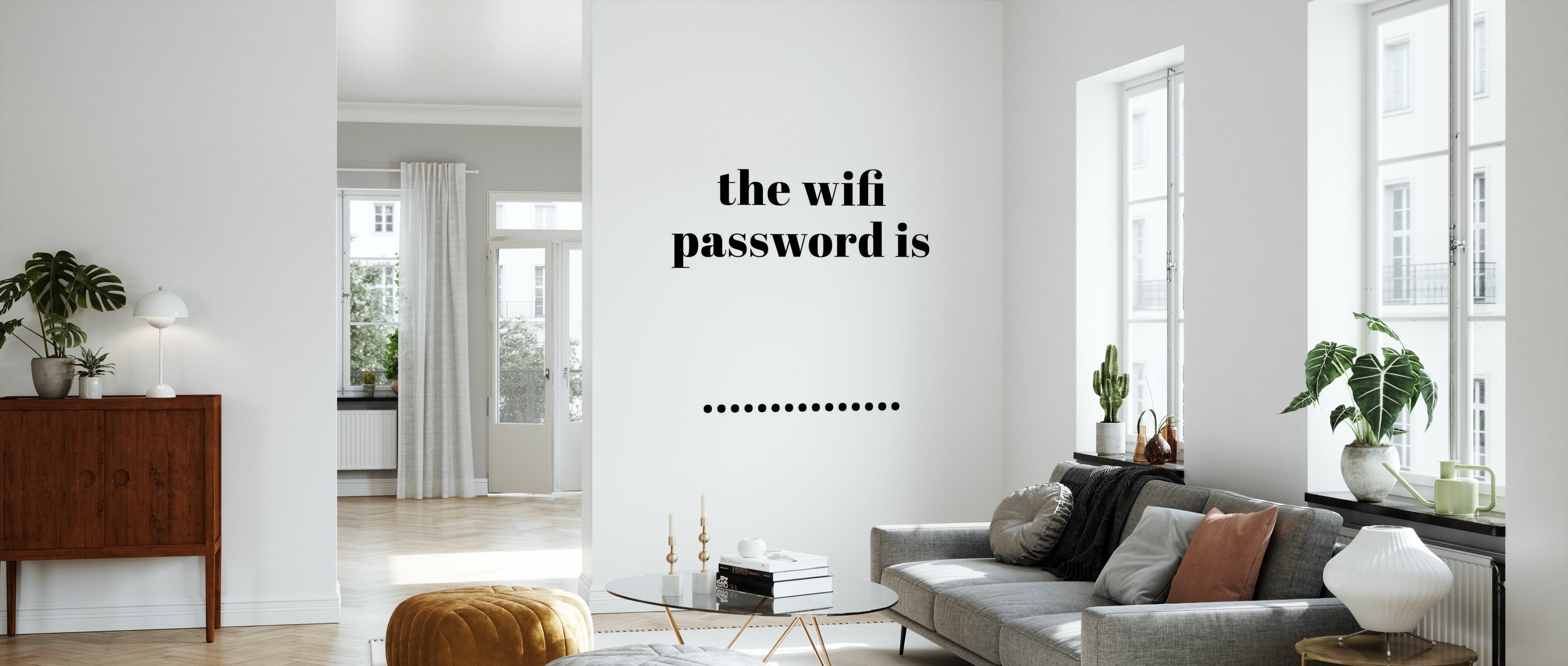 Tapet wifi password, photowall 