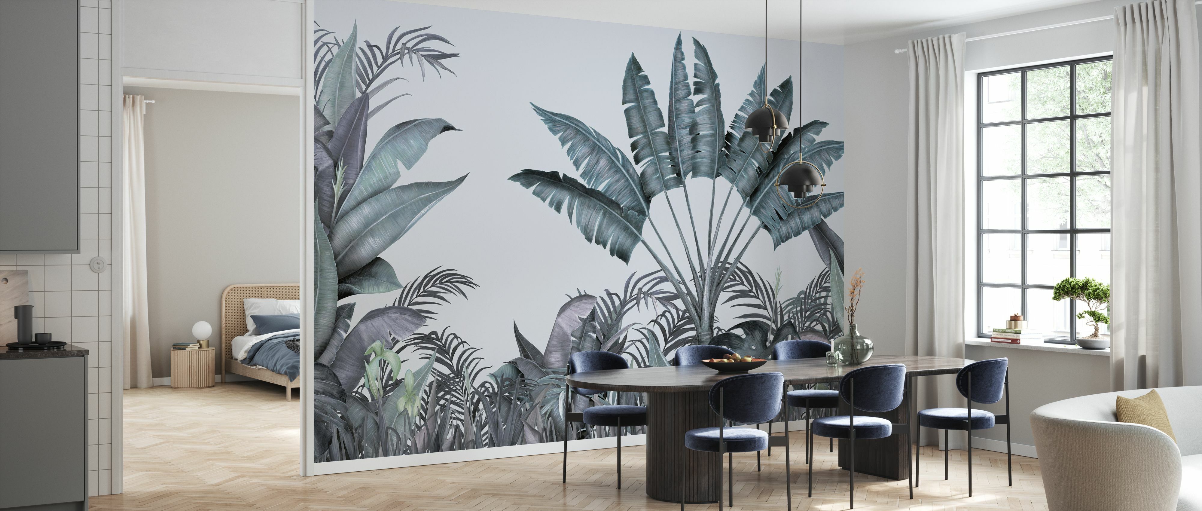 Tapet tropical, pacific blue, photowall 