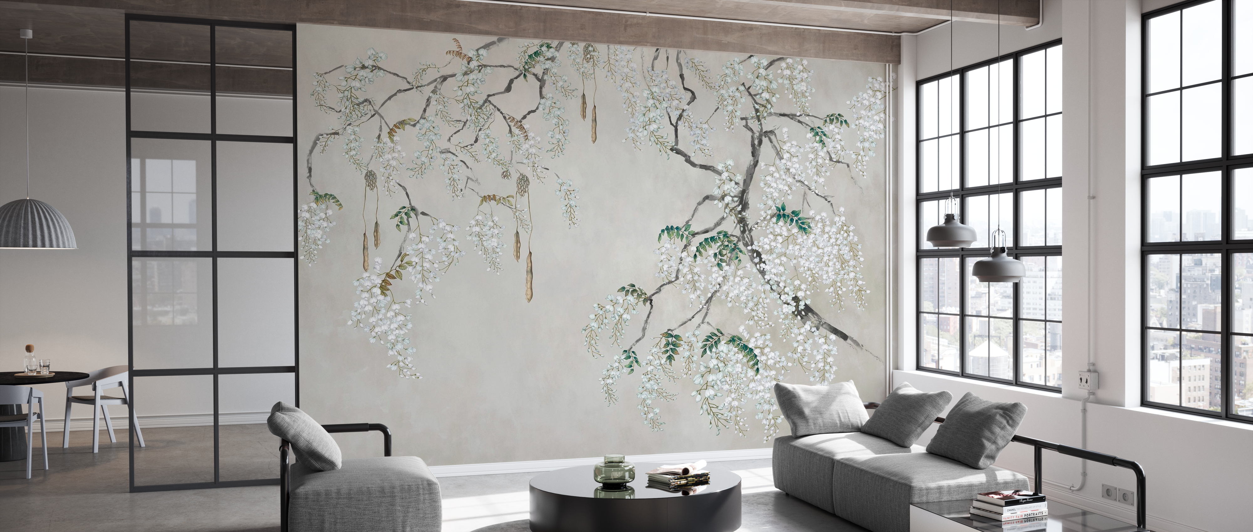 Tapet blossom wisteria ii, photowall 