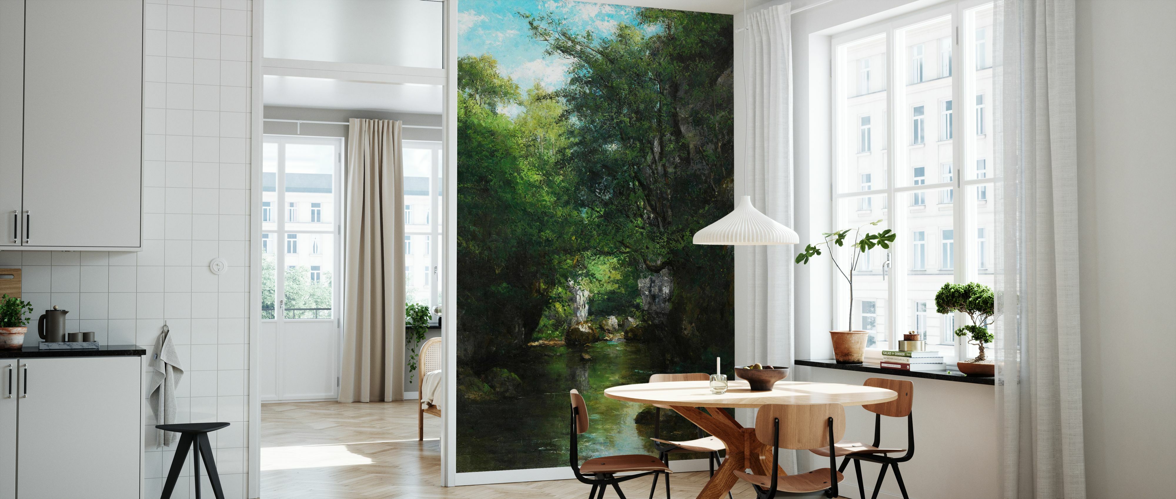 Fototapet water stream, gustave courbet, personalizat, photowall 