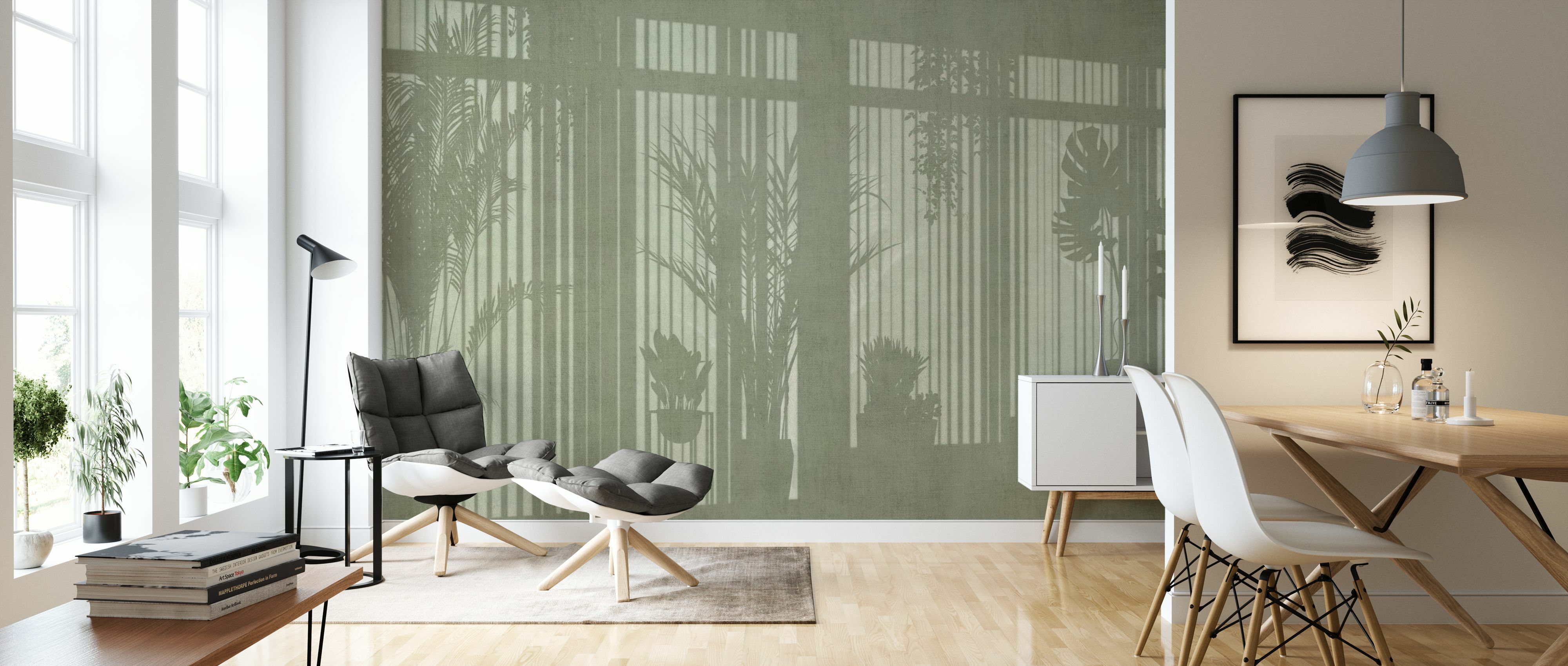 Tapet sunny window, green, photowall 