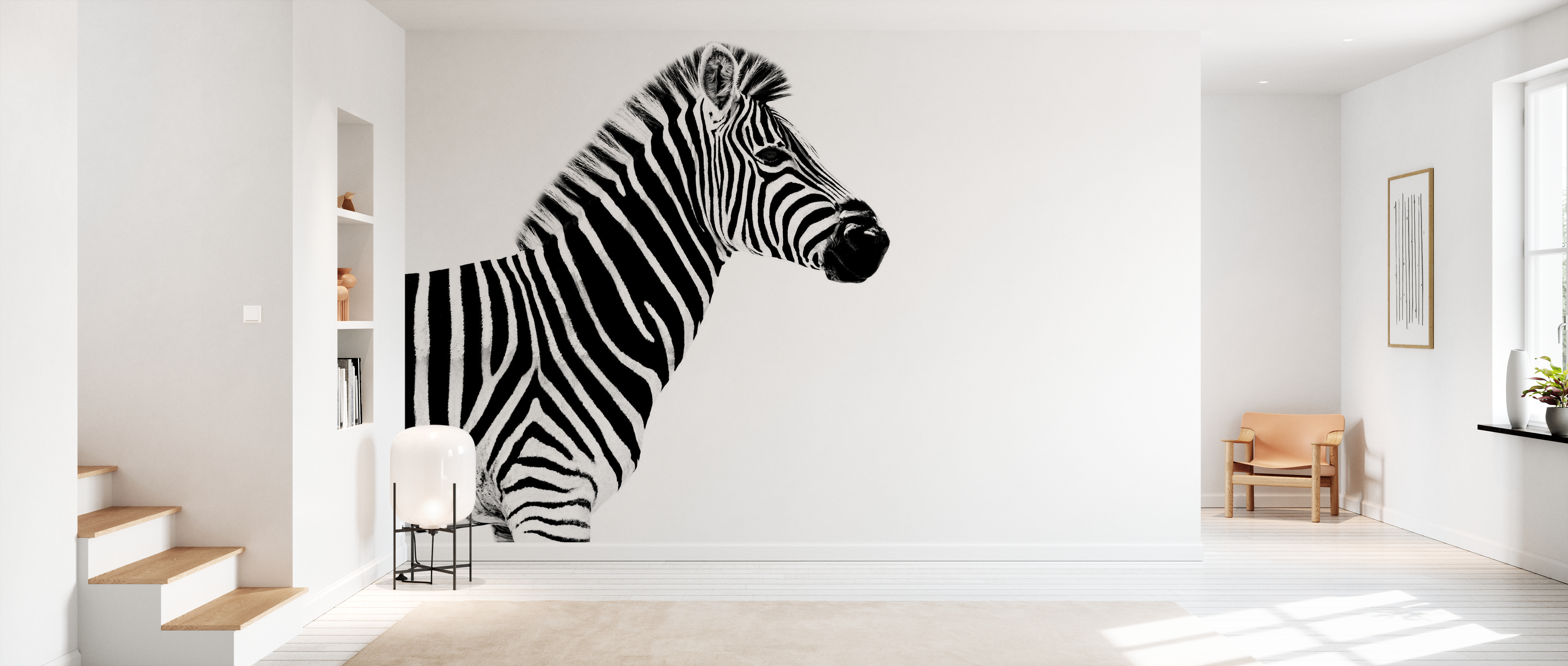 Tapet Safari Profile, Zebra, Photowall