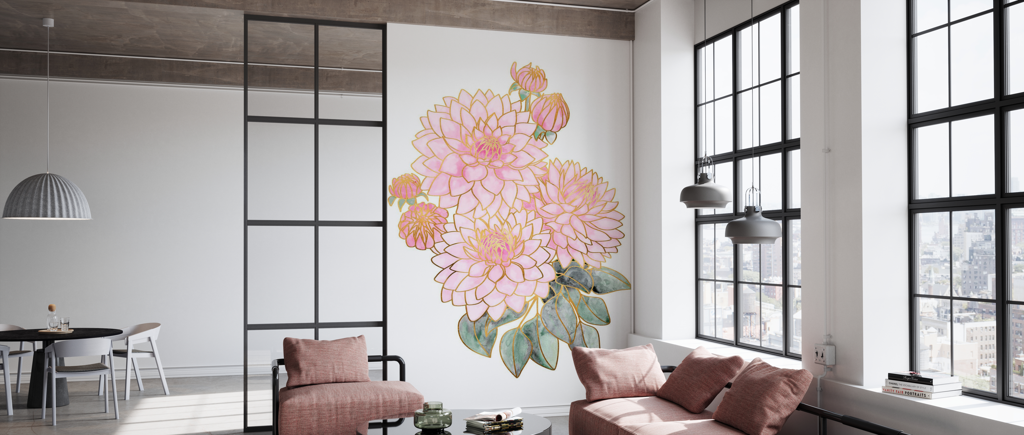 Fototapet decorative flower v, personalizat, photowall 