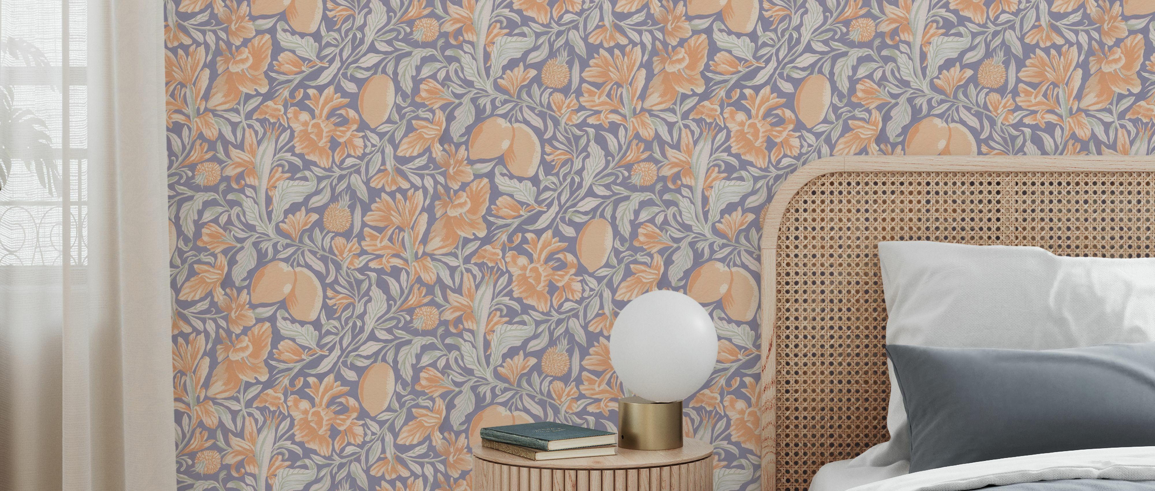 Tapet blooming citrus, fragrant, photowall 