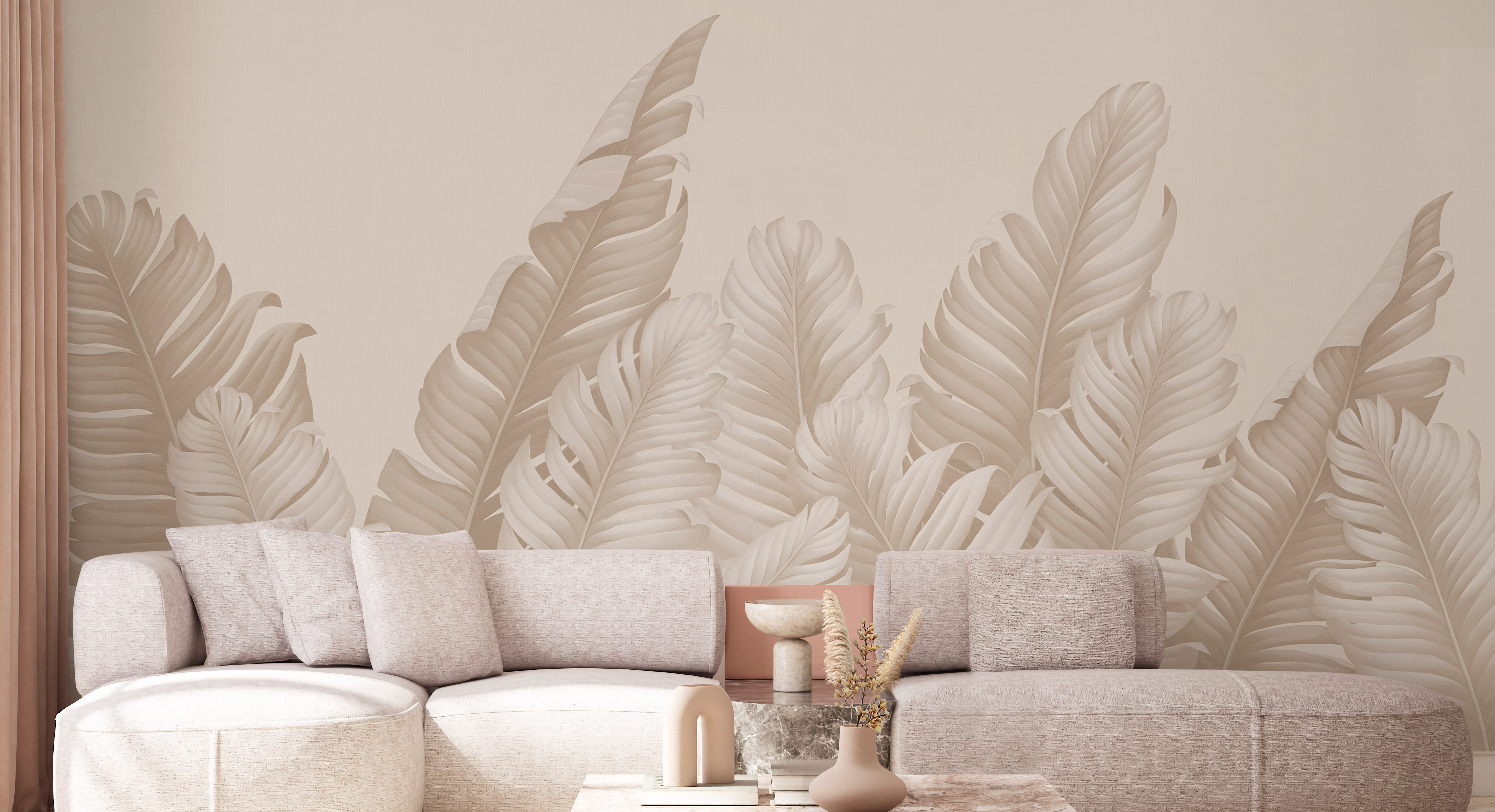 Fototapet majestic leaves, sepia dreams, personalizat, photowall 
