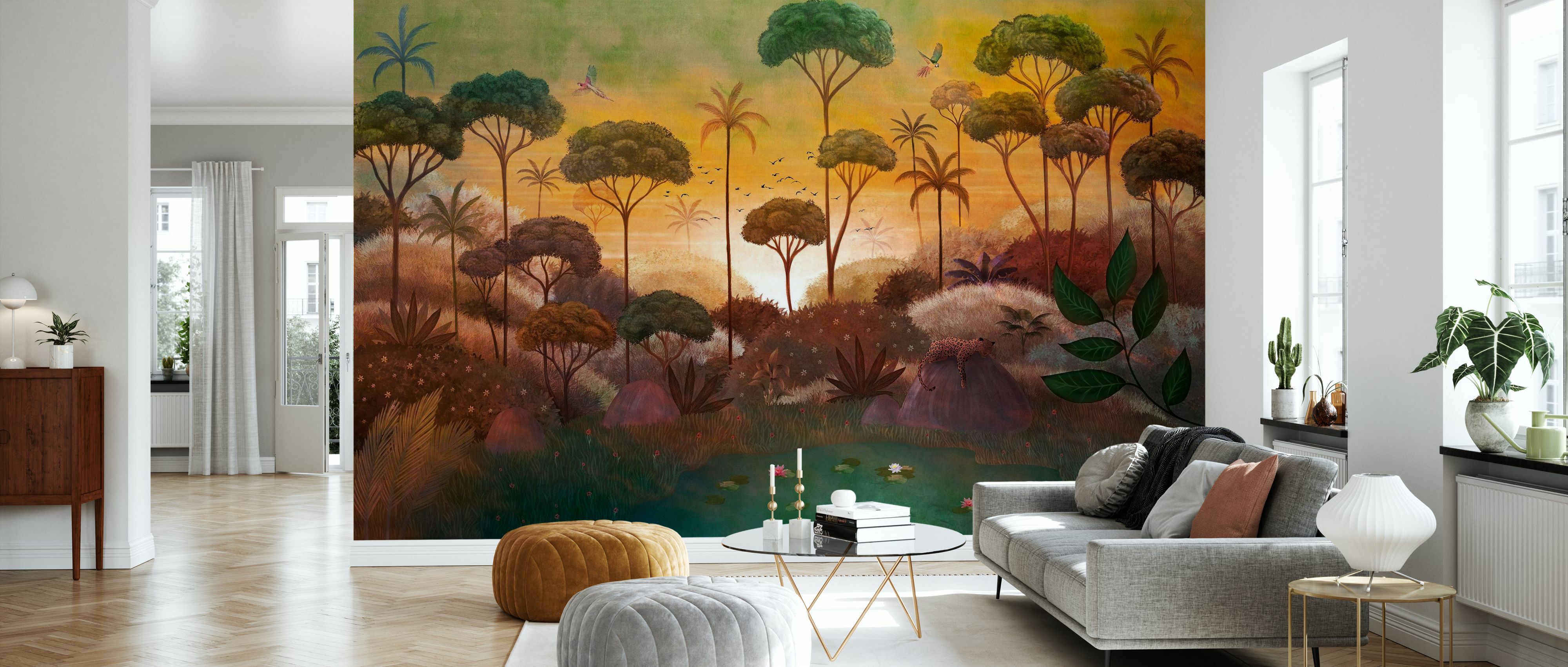 Tapet jungle night, photowall 